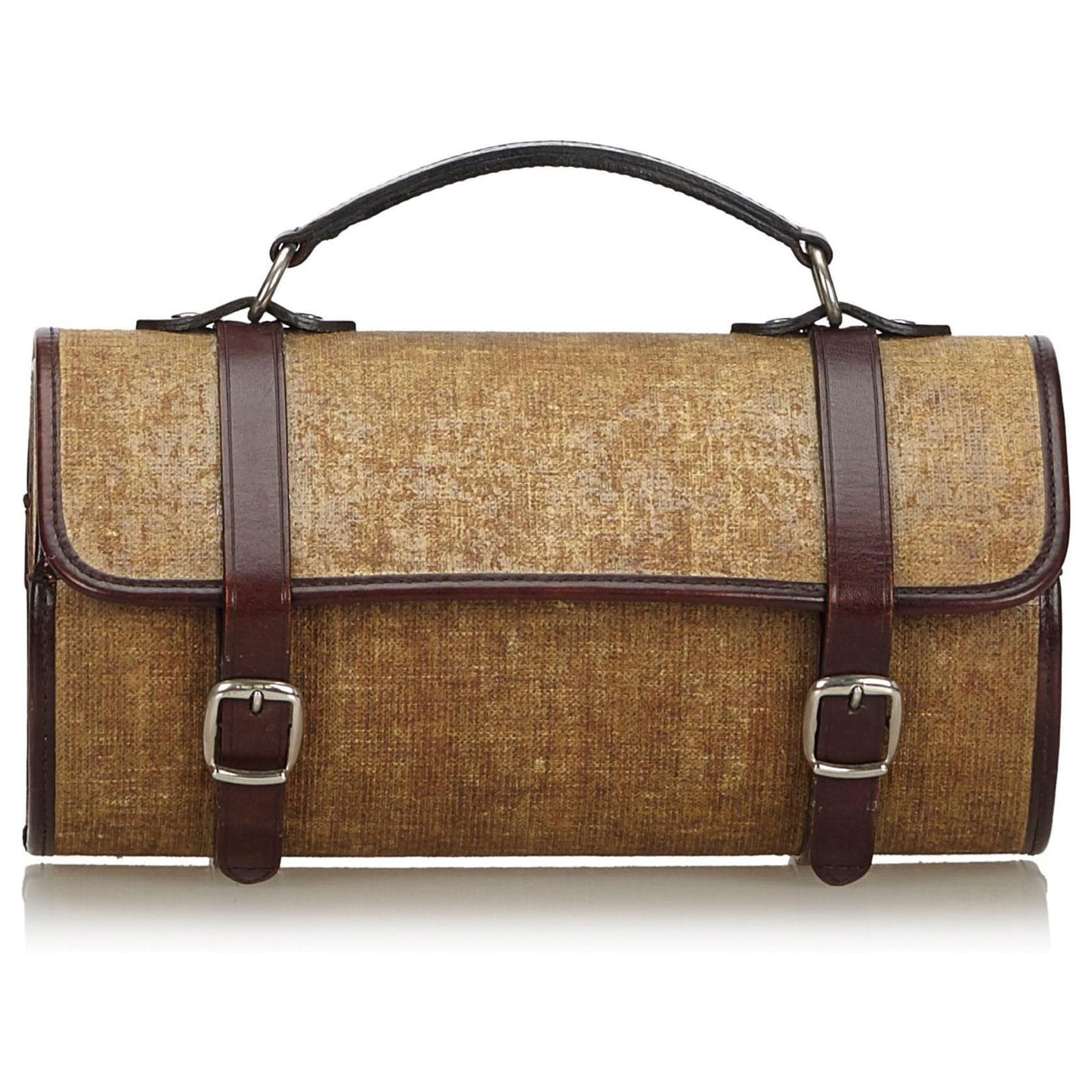 CHANEL CLASSIC TAN MINI BARREL HANDBAG