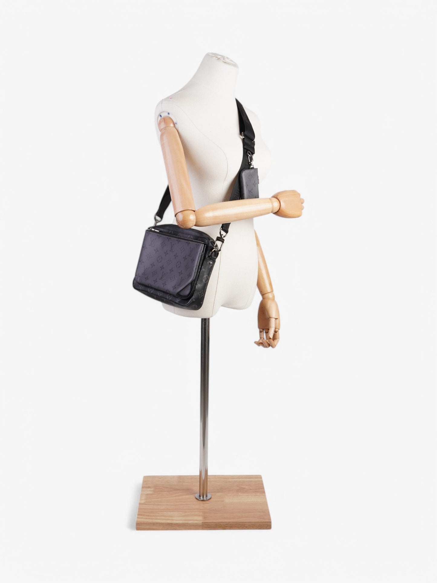 Louis Vuitton Trio Messenger Bag Monorgam Eclipse Coated Canvas