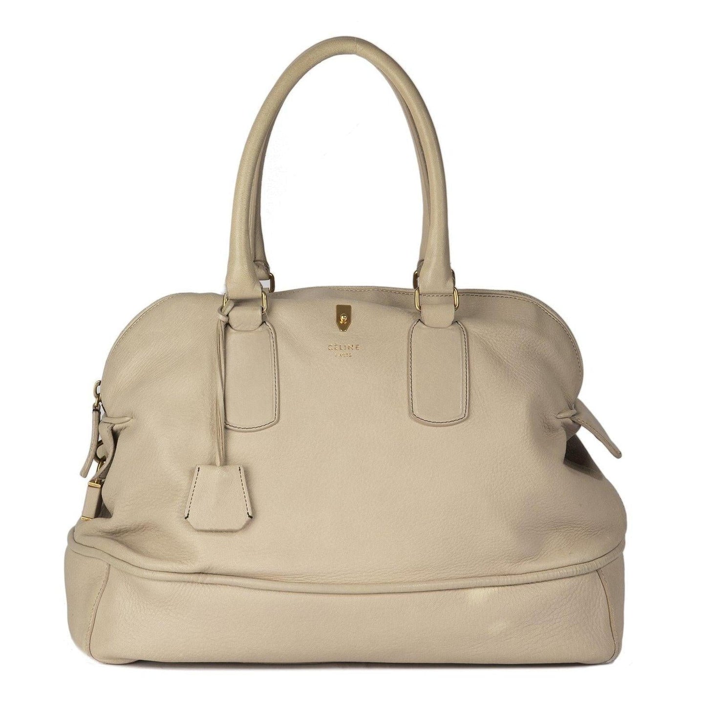 Celine Leather Bowling Bag