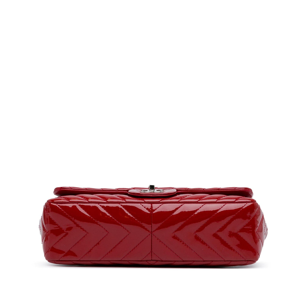 Chanel Jumbo Chevron Patent Single Flap (SHG-q2Z09k) Shoulder Bag
