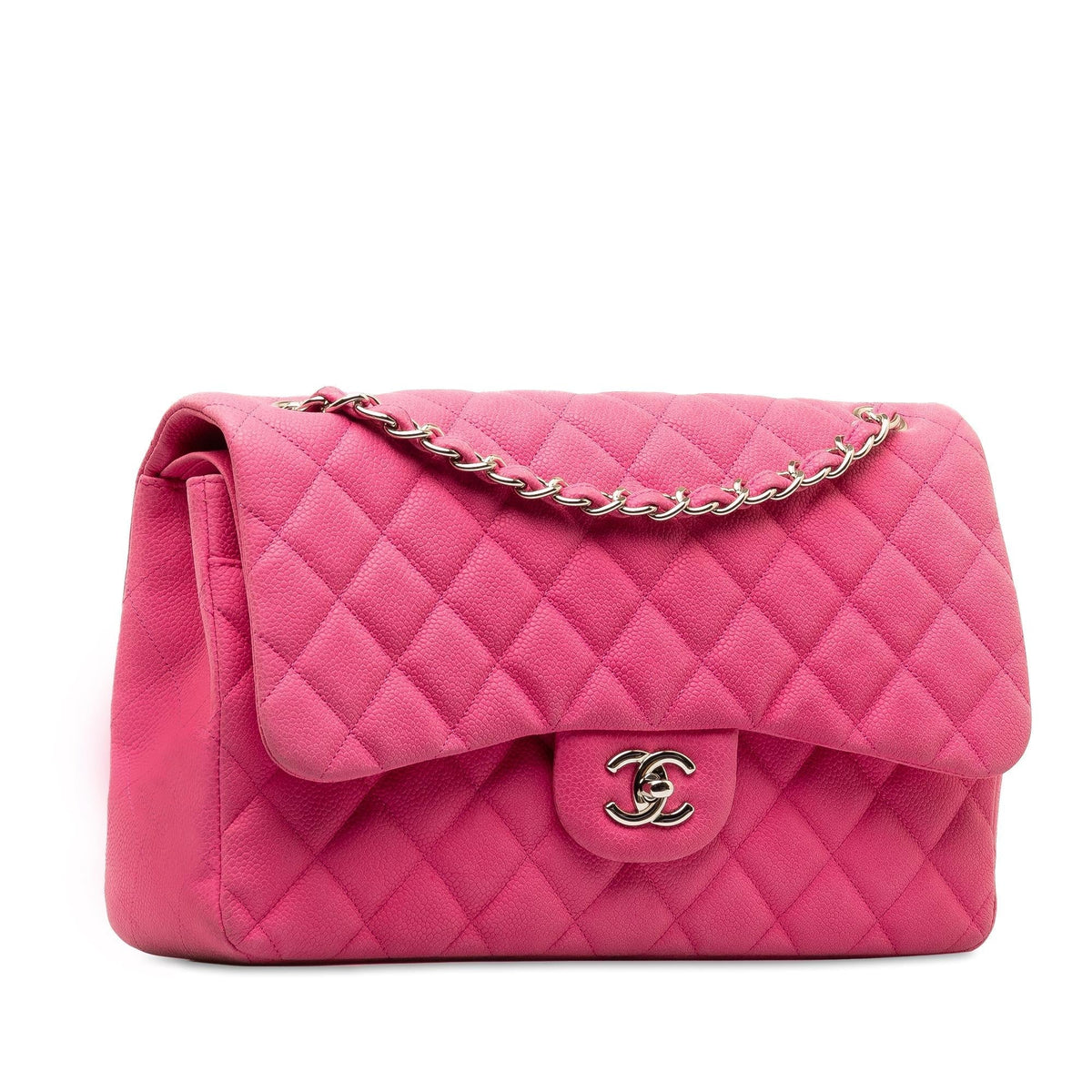 Chanel Jumbo Classic Caviar Double Flap (SHG-AaClhK) Shoulder Bag