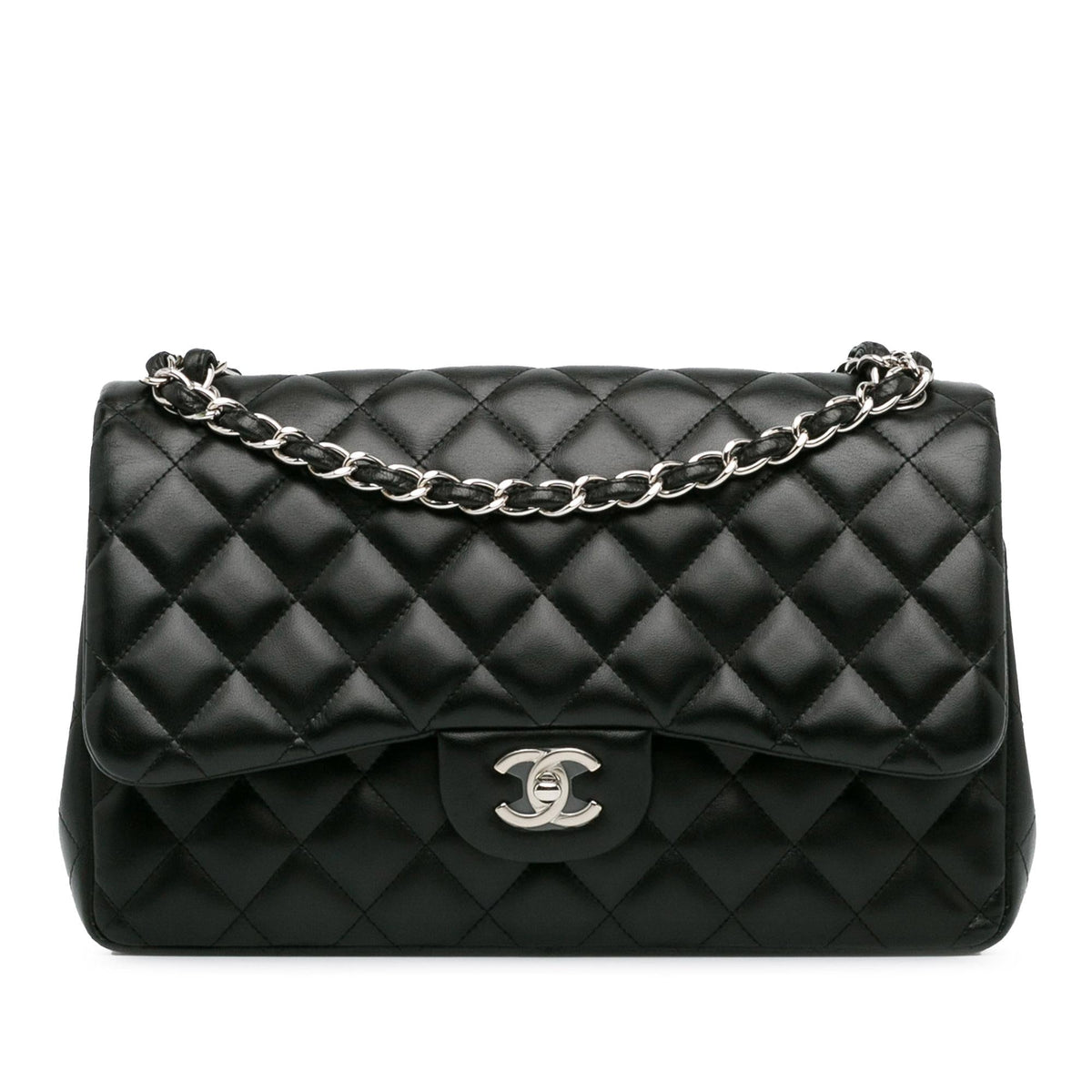 Chanel Jumbo Classic Lambskin Double Flap (SHG-WX0kkI) Shoulder Bag