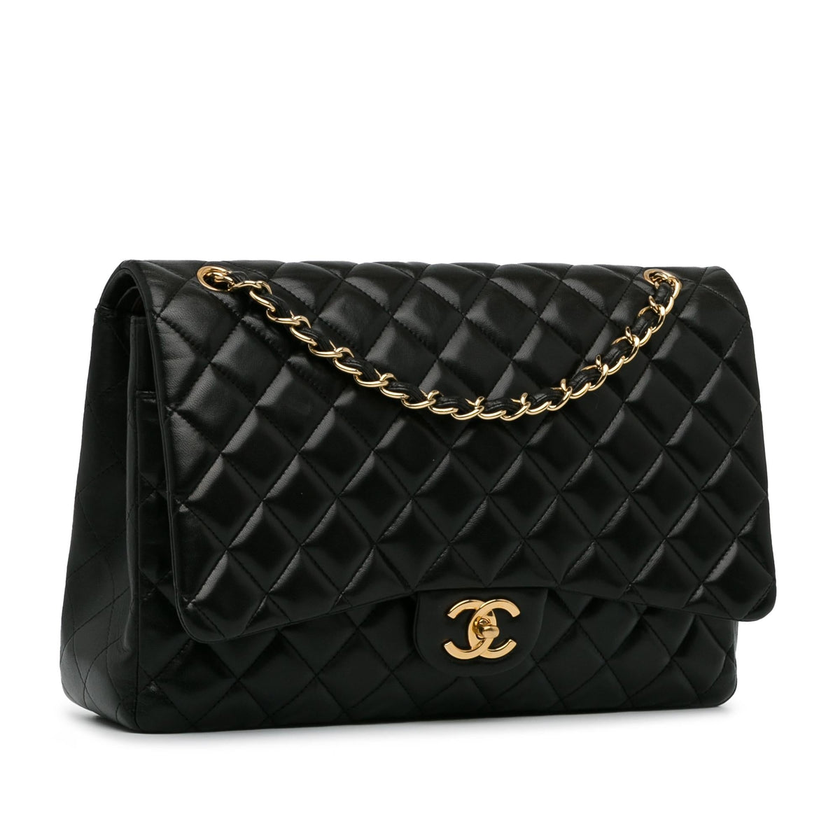 Chanel Jumbo Classic Lambskin Double Flap (SHG-sK91Ny) Shoulder Bag