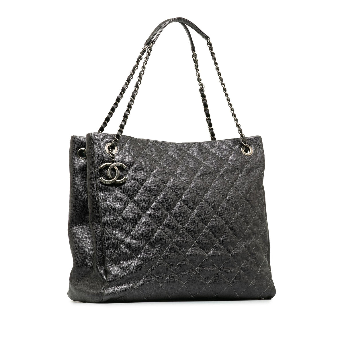 Chanel Large Caviar Chic Shopping Tote (SHG-apkgpU)