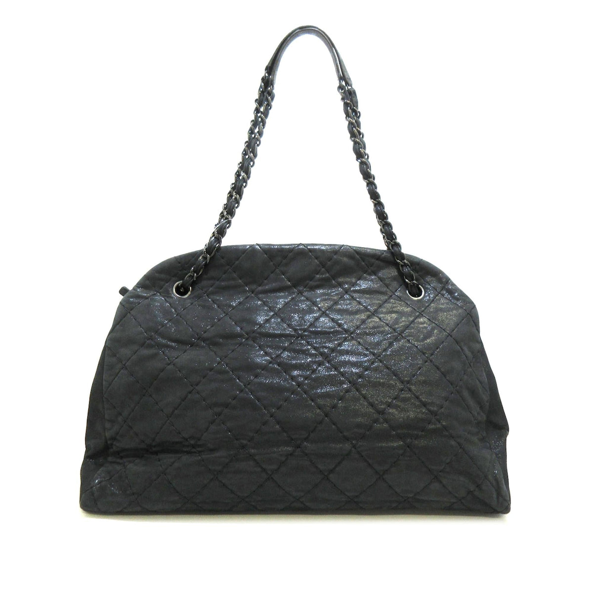 Chanel Large Quilted Iridescent Calfskin Just Mademoiselle (SHG-DQ0Wzz) Shoulder Bag