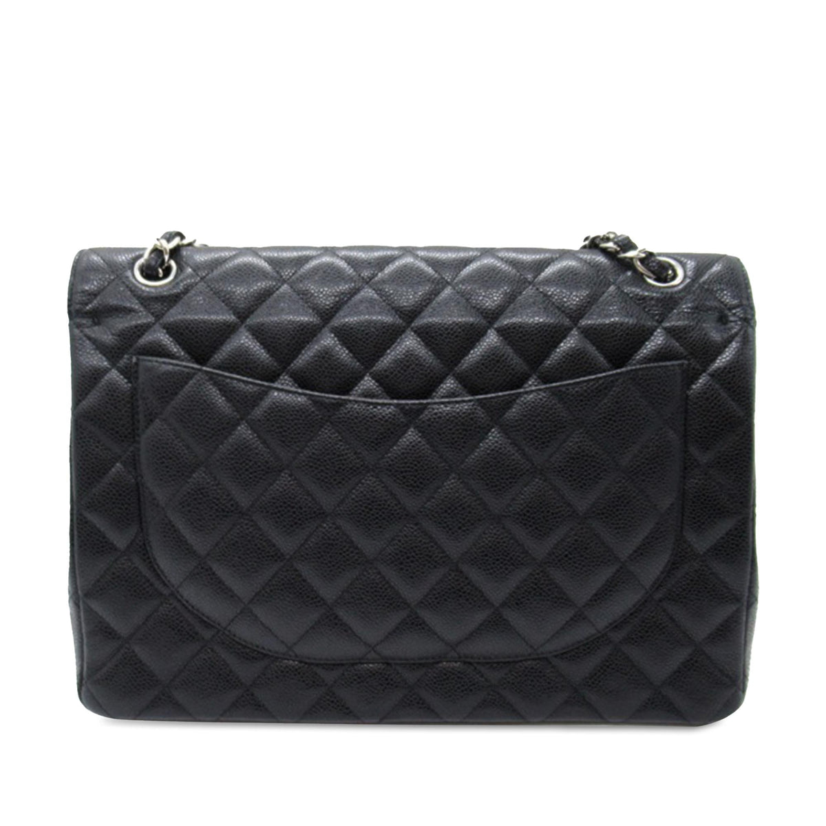 Chanel Maxi Classic Caviar Double Flap (SHG-vrfubg) Shoulder Bag