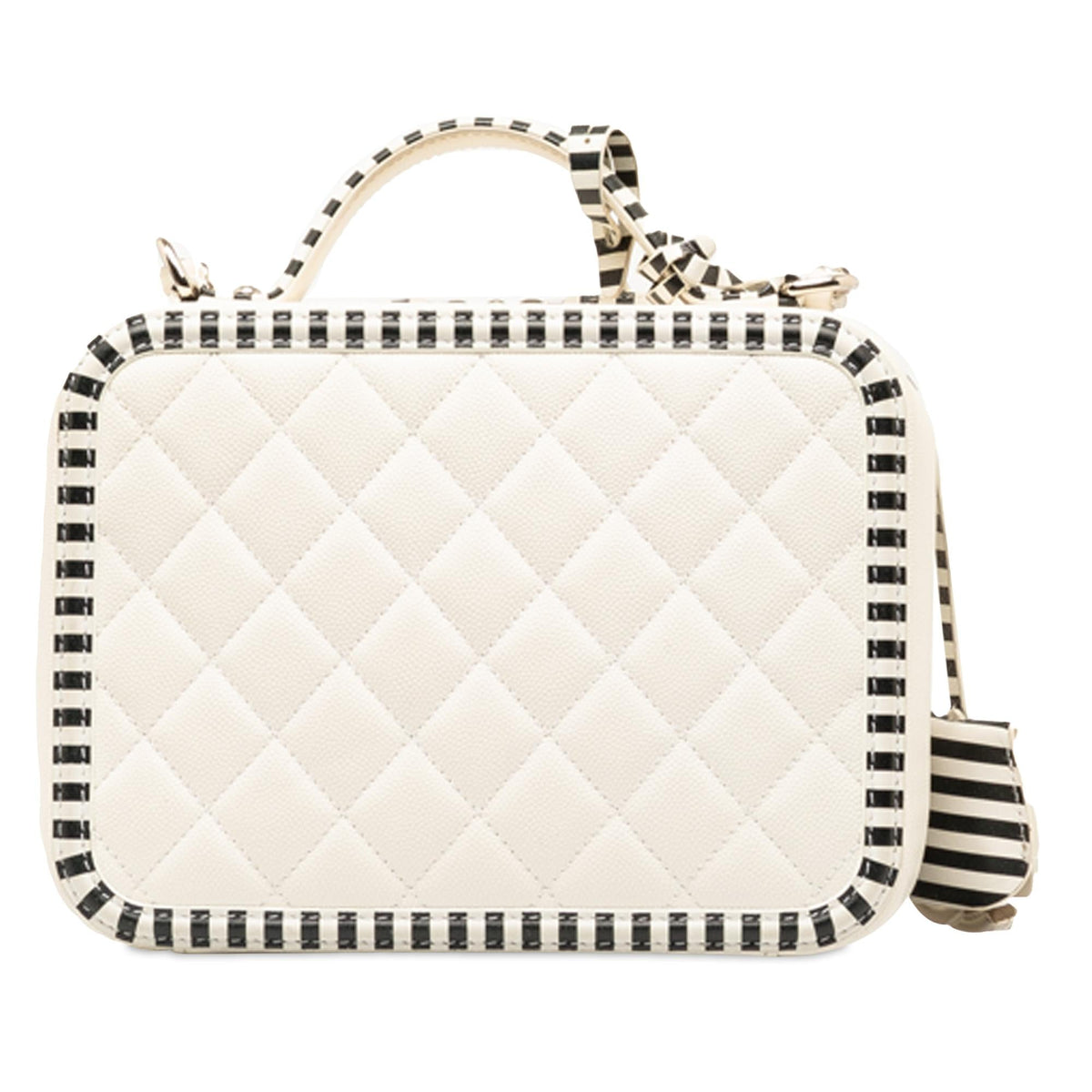 Chanel Medium Caviar CC Filigree Vanity Case (SHG-HPGDYu) Handbag