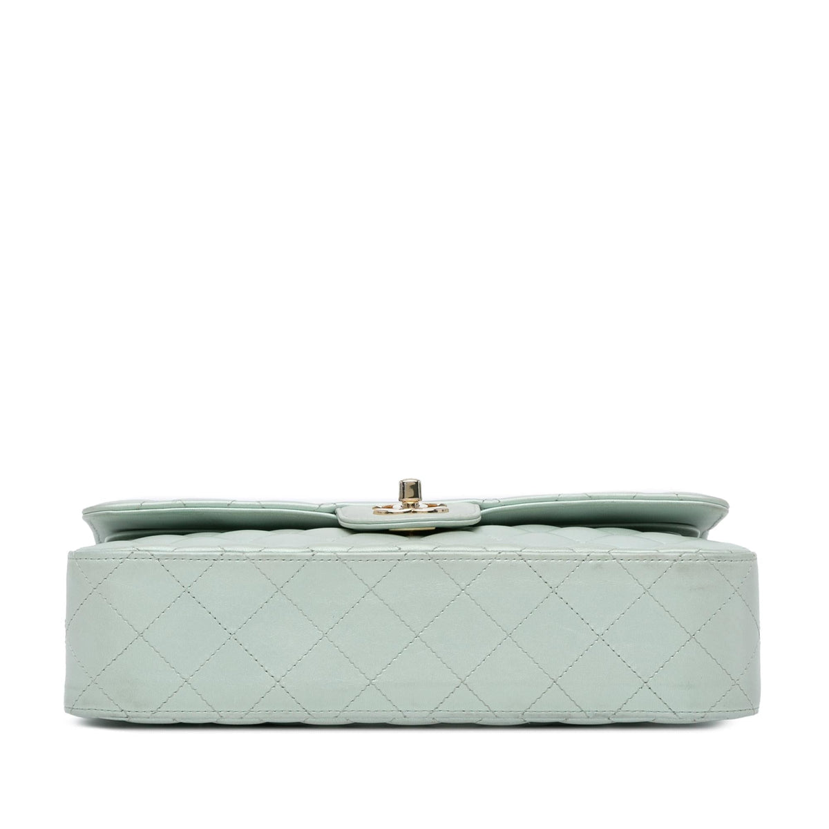 Chanel Medium Classic Iridescent Lambskin Double Flap (SHG-Ob6y5v) Shoulder Bag