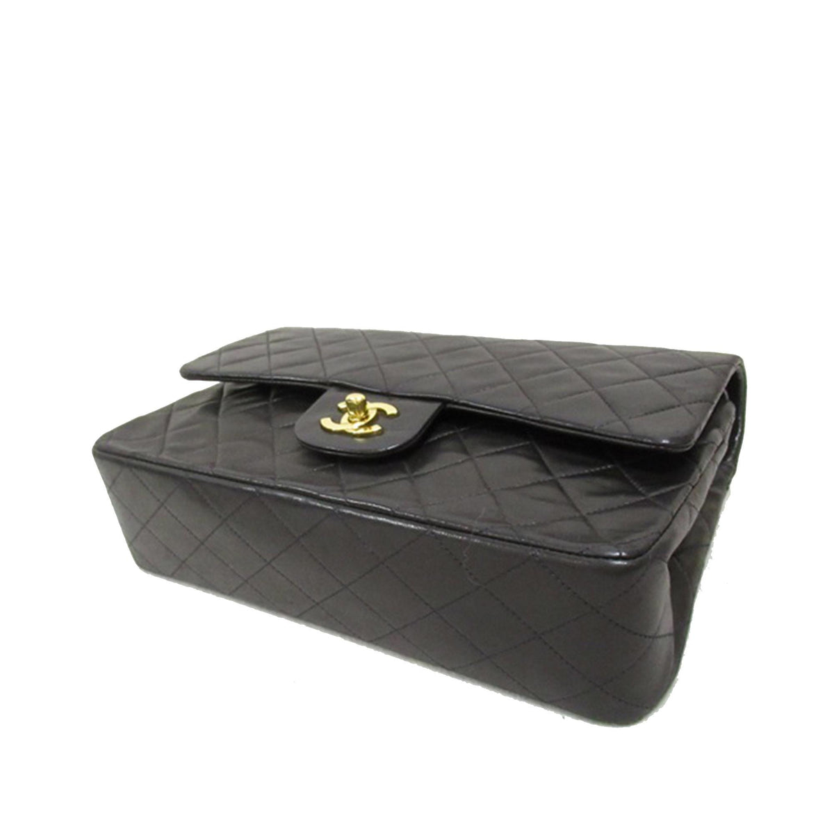 Chanel Medium Classic Lambskin Double Flap (SHG-UXC9dz) Shoulder Bag