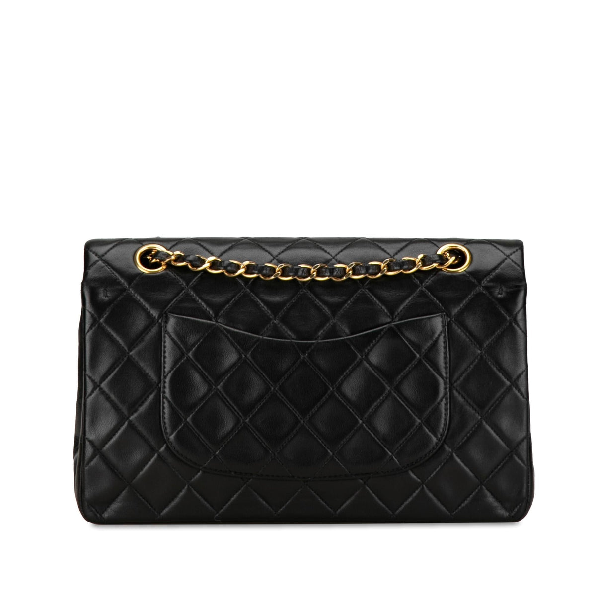Chanel Medium Classic Lambskin Double Flap (SHG-Waqtih) Shoulder Bag