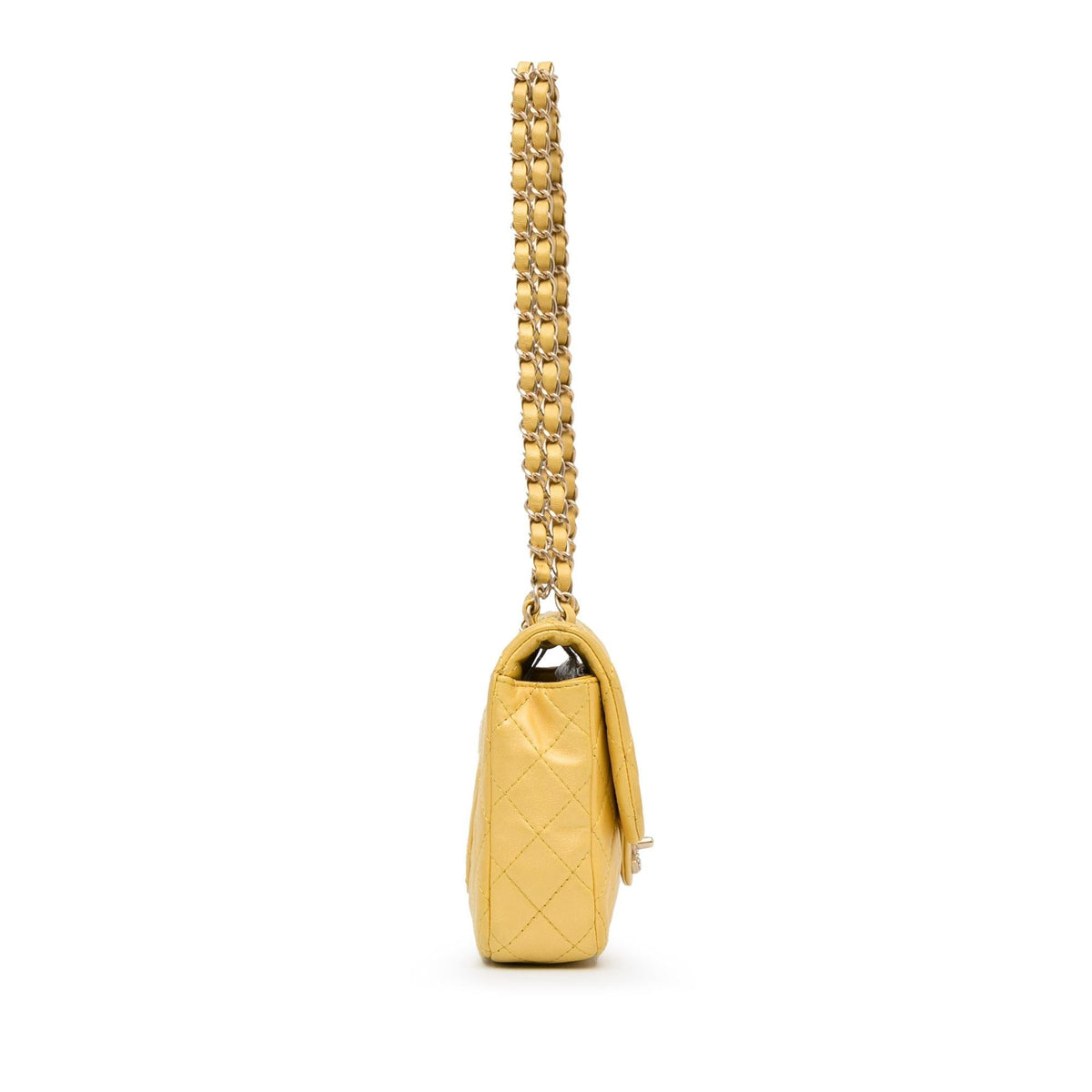 Chanel Medium Classic Lambskin Precious Jewel Single Flap (SHG-lt3YtA) Shoulder Bag