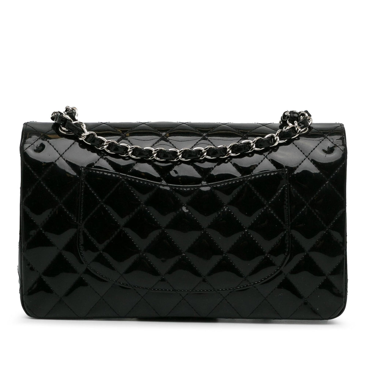Chanel Medium Classic Patent Double Flap (SHG-ljczdp) Shoulder Bag