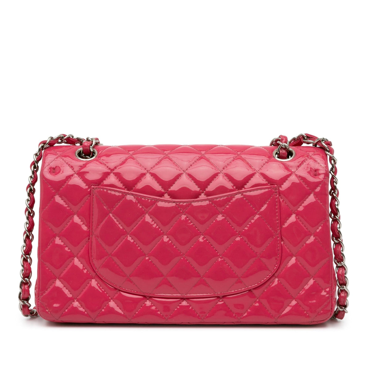 Chanel Medium Classic Patent Double Flap (SHG-gwOeOo) Shoulder Bag