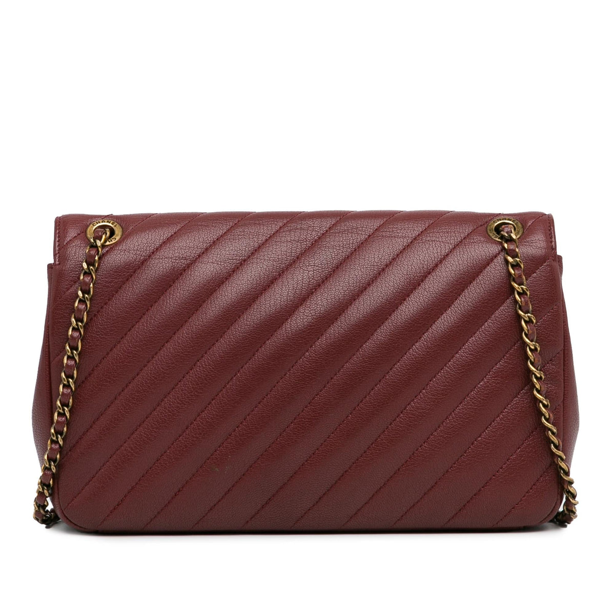 Chanel Medium Diagonal Quilted Goatskin Flap (SHG-HH5O86) Crossbody