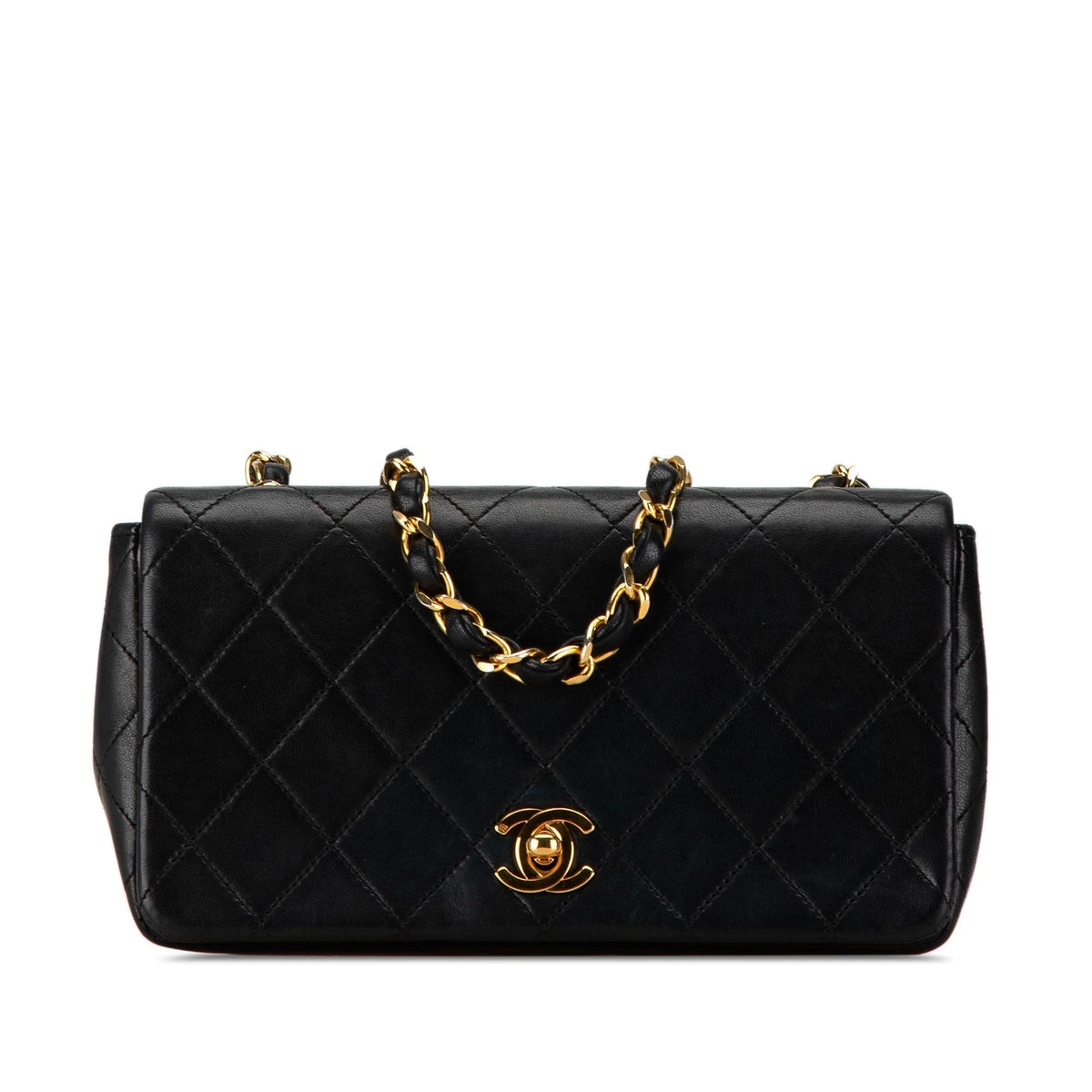 Chanel Mini CC Quilted Lambskin Full Flap (SHG-0wCtNp) Crossbody