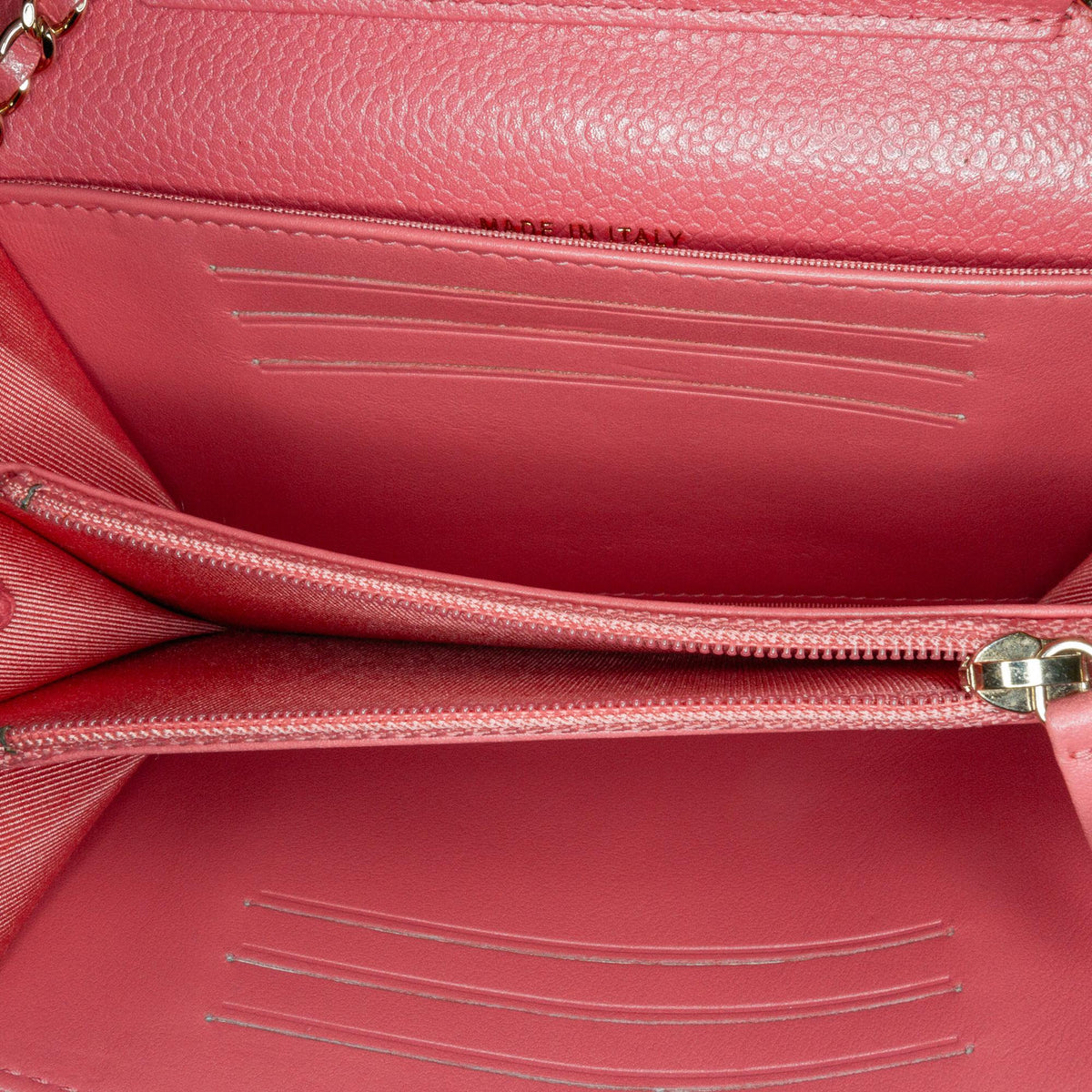 Chanel Mini Classic Caviar Flap Wallet on Chain (SHG-SQ3yjM) Crossbody