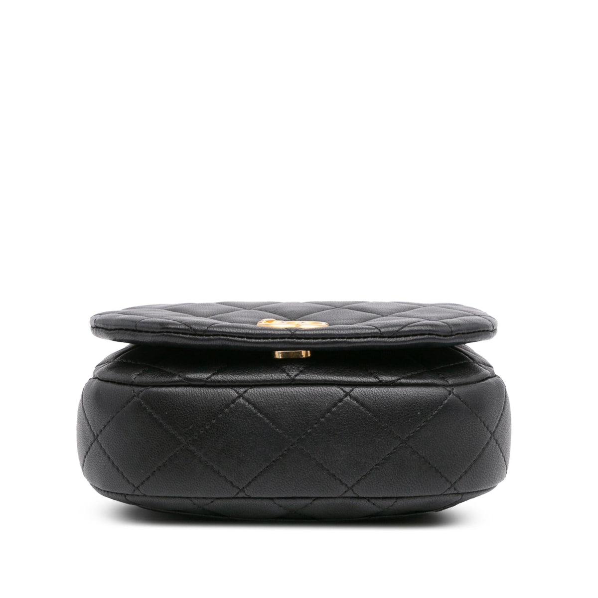 Chanel Mini Quilted Calfskin Coco Mail Clutch with Chain