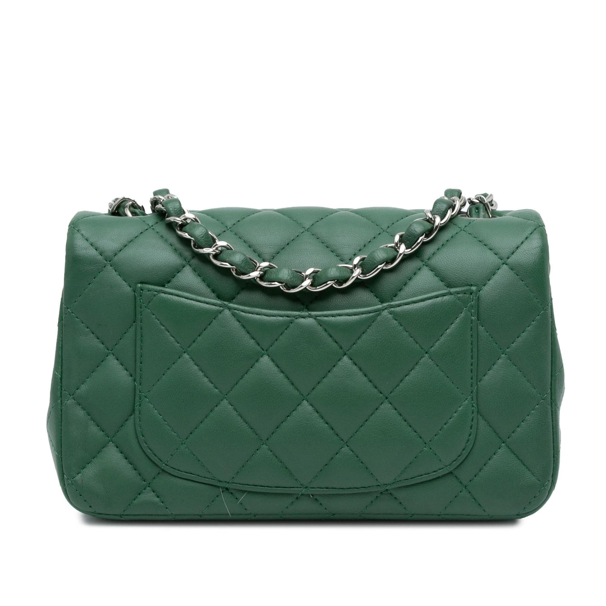 Chanel Mini Rectangular Classic Lambskin Single Flap (SHG-VkUtVQ) Crossbody