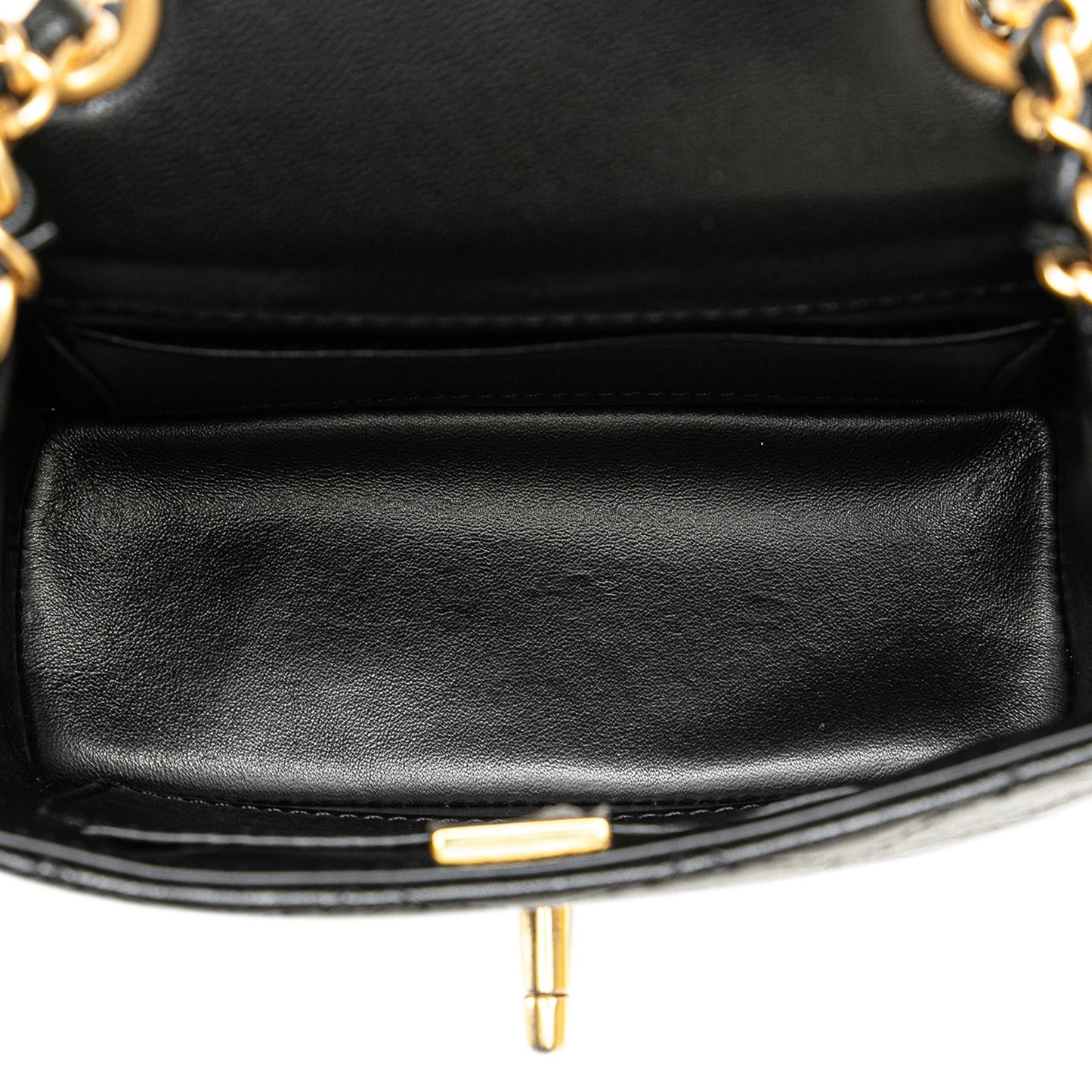 Chanel Mini Square Classic Goatskin Retro Flap Crossbody