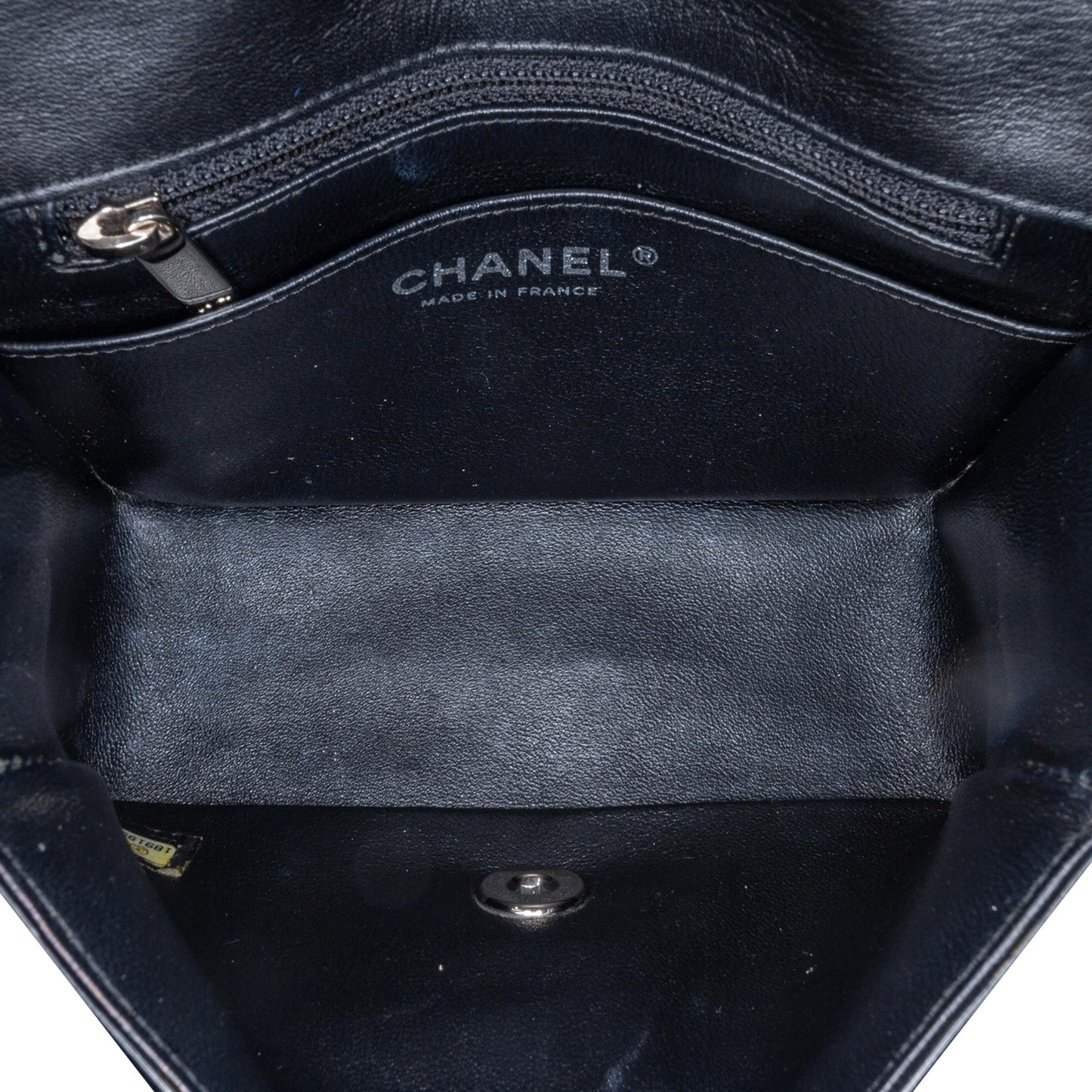 Chanel Mini Square Patent Single Flap Crossbody
