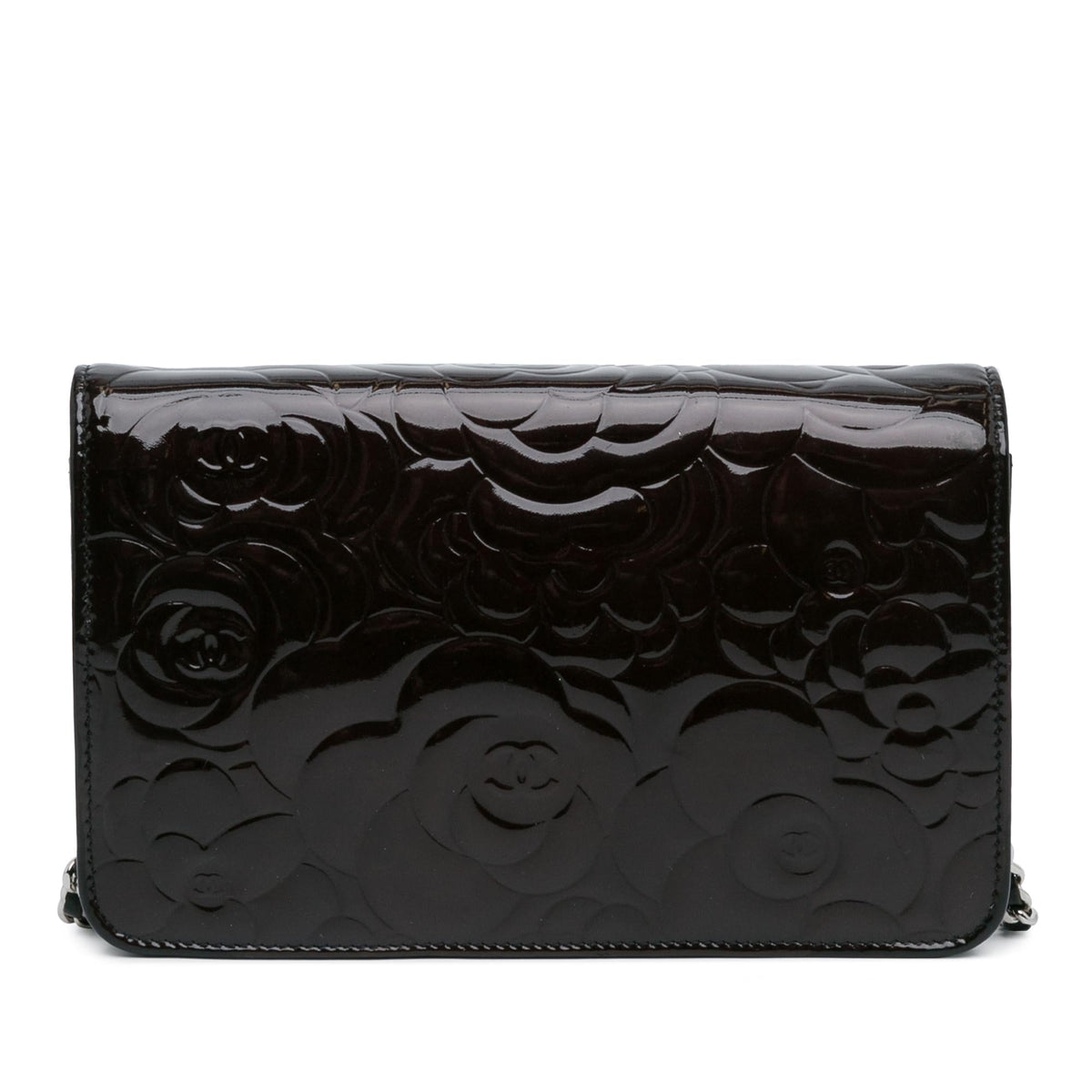 Chanel Patent Camellia Wallet On Chain (SHG-s5zcX3) Crossbody