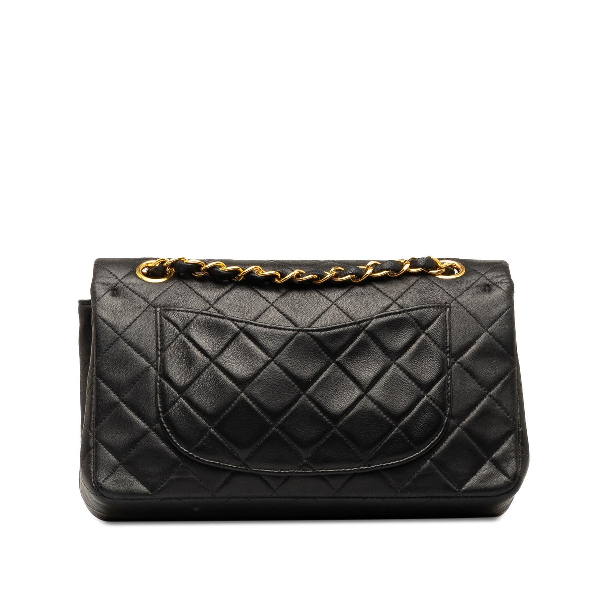 Chanel Small Classic Lambskin Double Flap (SHG-asIK7n) Shoulder Bag