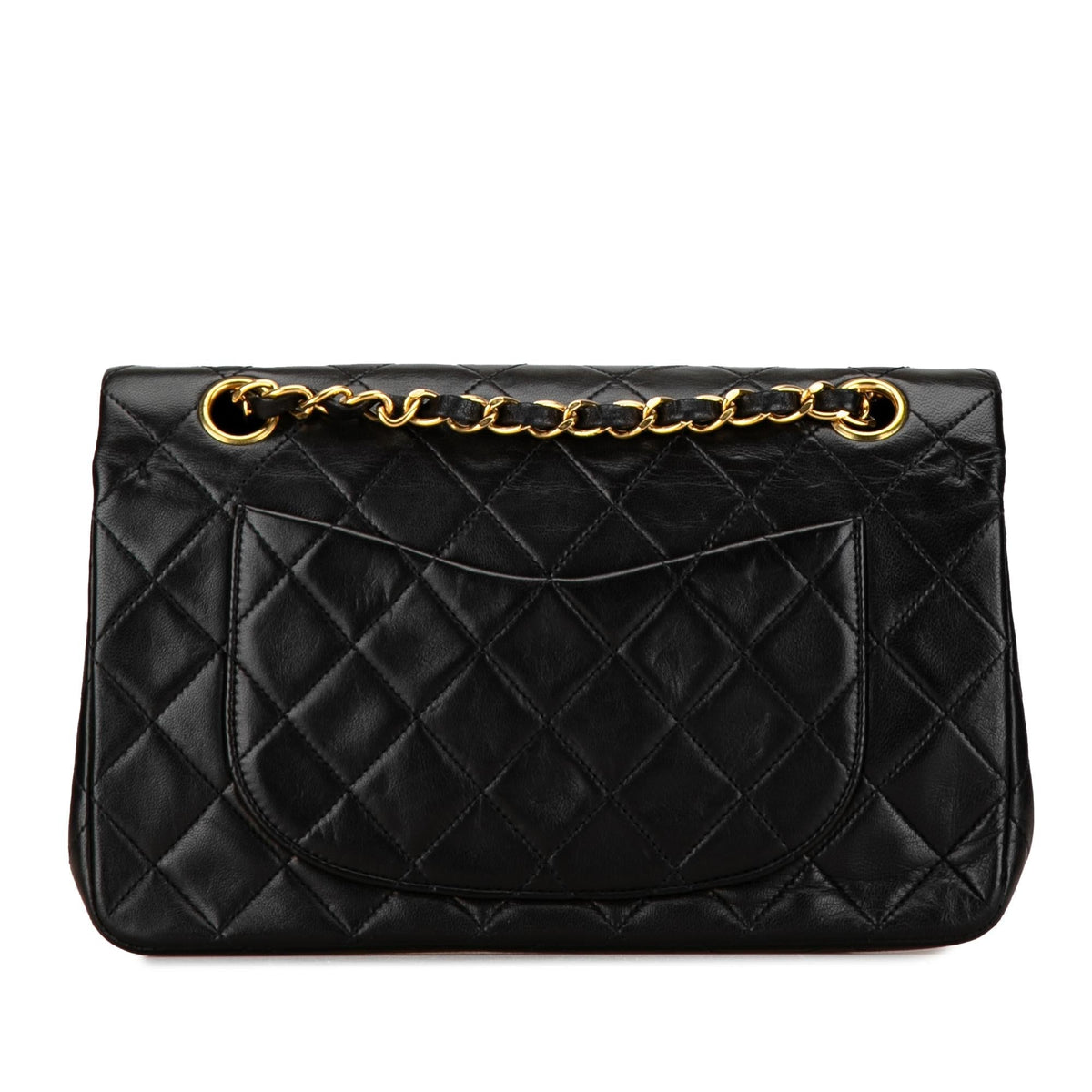 Chanel Small Classic Lambskin Double Flap (SHG-FgW8Qu) Shoulder Bag