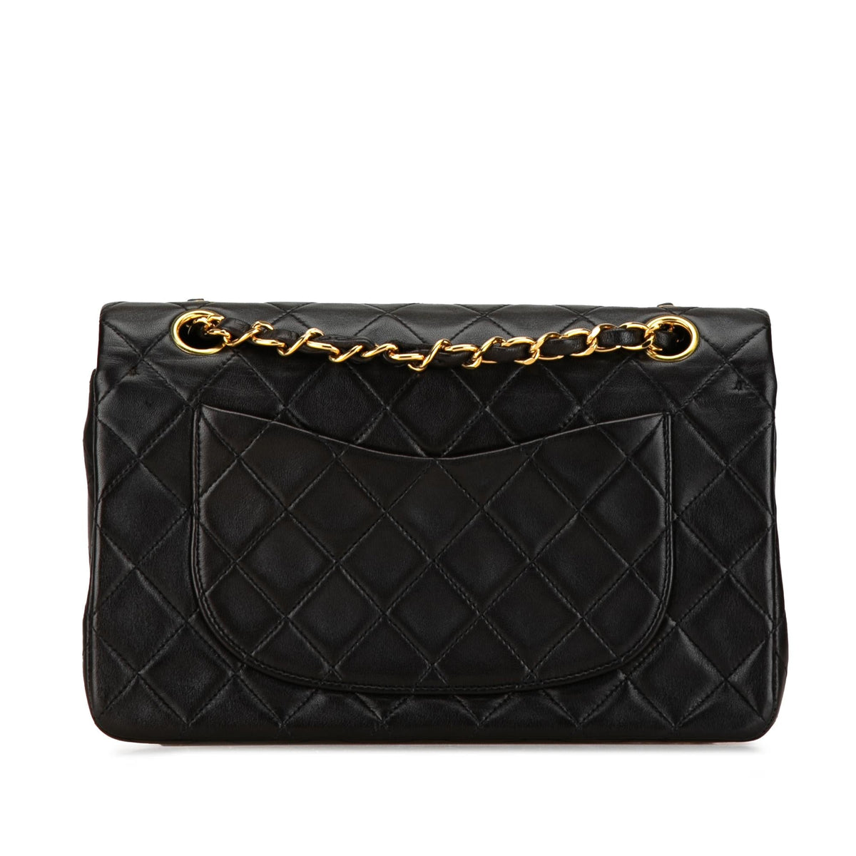 Chanel Small Classic Lambskin Double Flap (SHG-PD17B9) Shoulder Bag