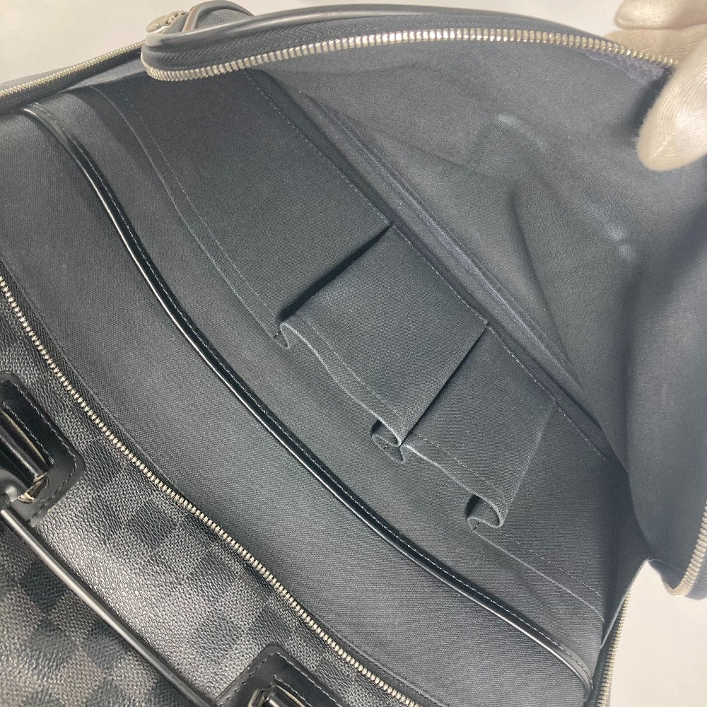 LOUIS VUITTON Business bag N23253 Damier Grafitto Canvas black Damier Grafitte Ikar mens