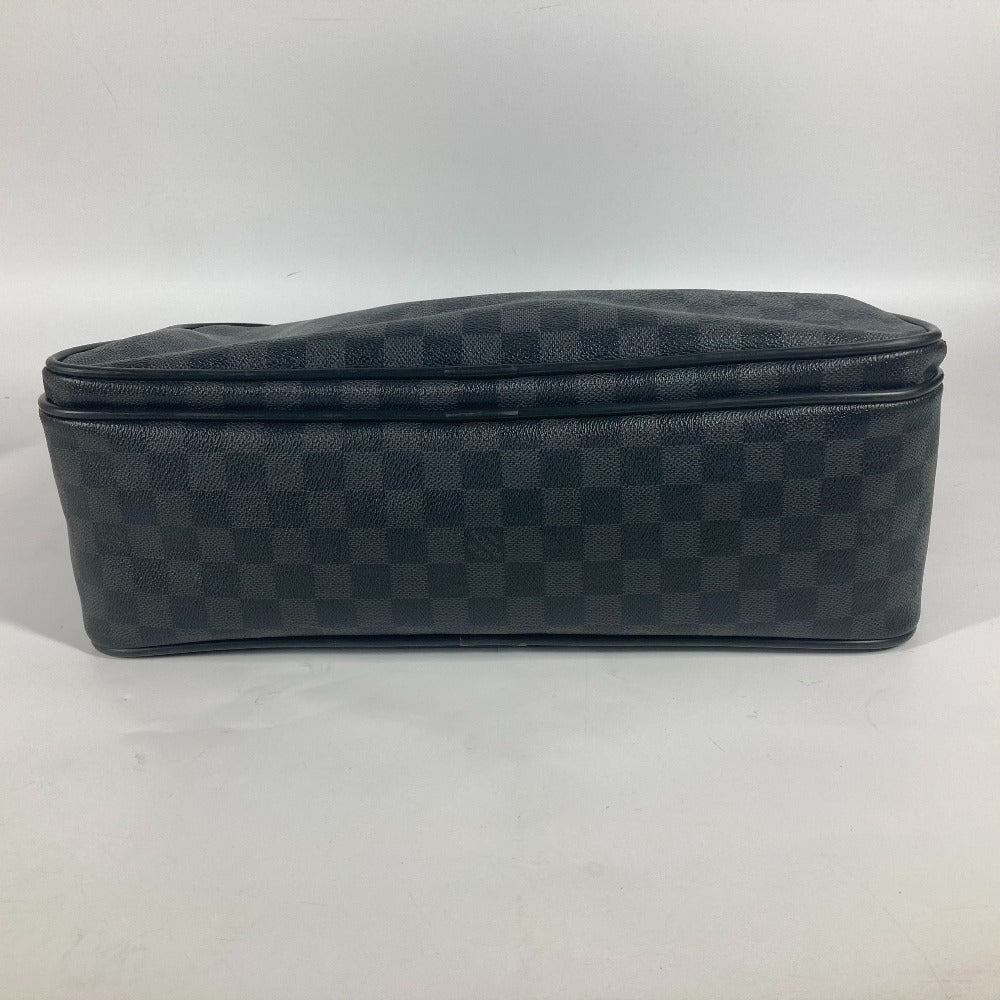 LOUIS VUITTON Business bag N23253 Damier Grafitto Canvas black Damier Grafitte Ikar mens