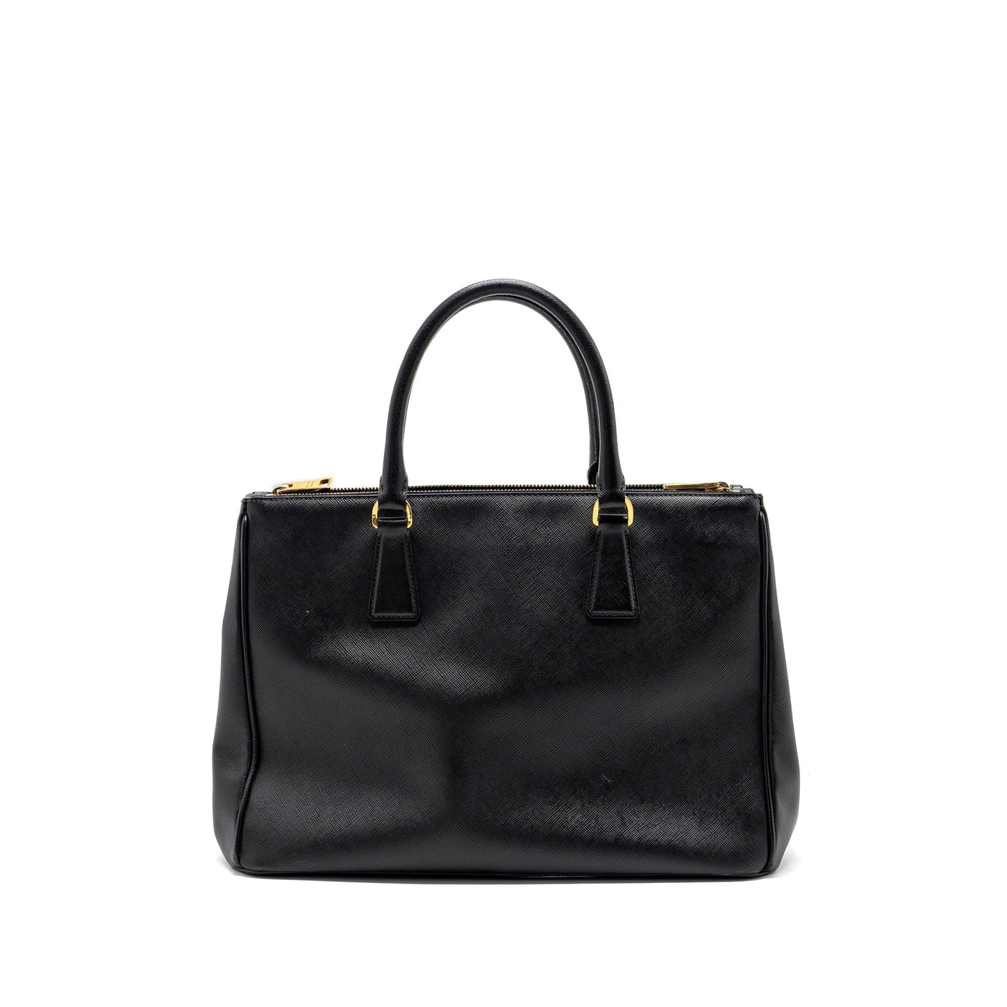 Prada Saffiano Tote Purse Calfskin Black - Style 2