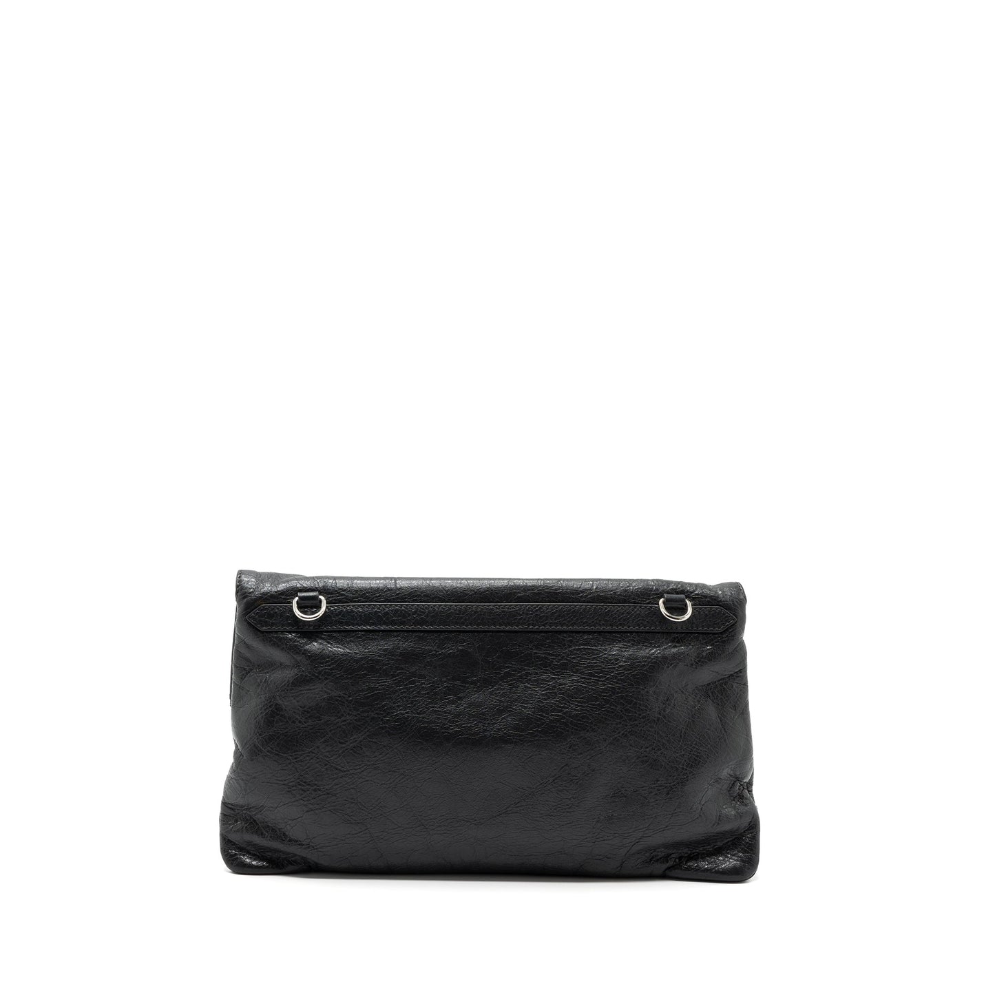 Balenciaga City Fold Clutch/ Mini Purse Dark Grey