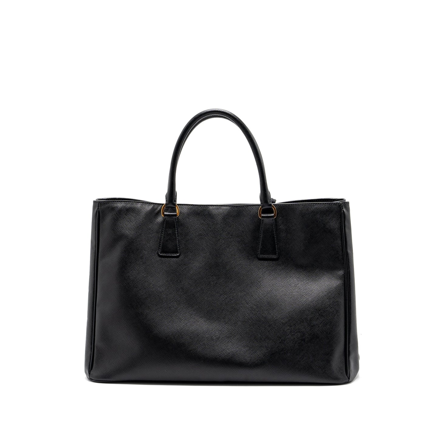 Prada Saffiano Tote Purse Calfskin Black - Style 3