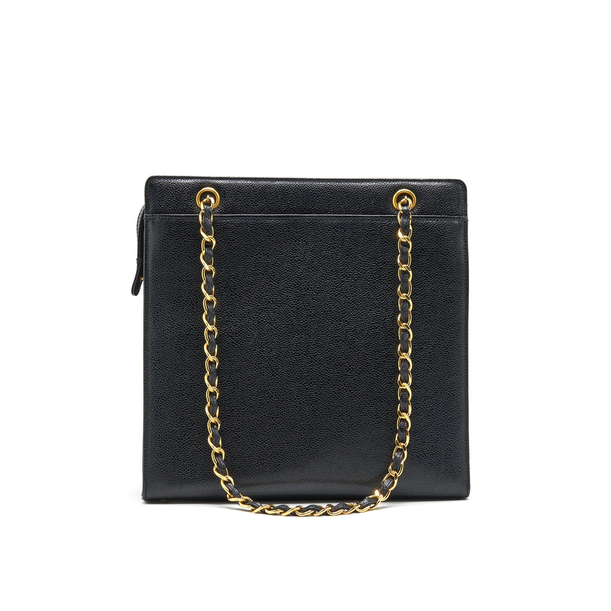 Chanel 24k Gold Caviar shopping Bag with Chain