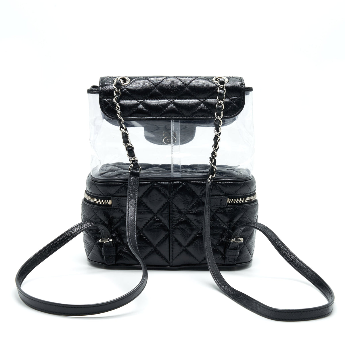 Chanel Transparent Back Pack PVC/Leather Backpack