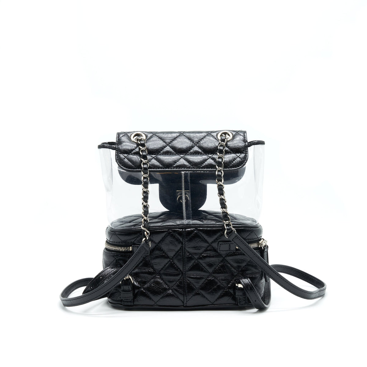 Chanel Transparent BackPack PVC/ Leather backpack