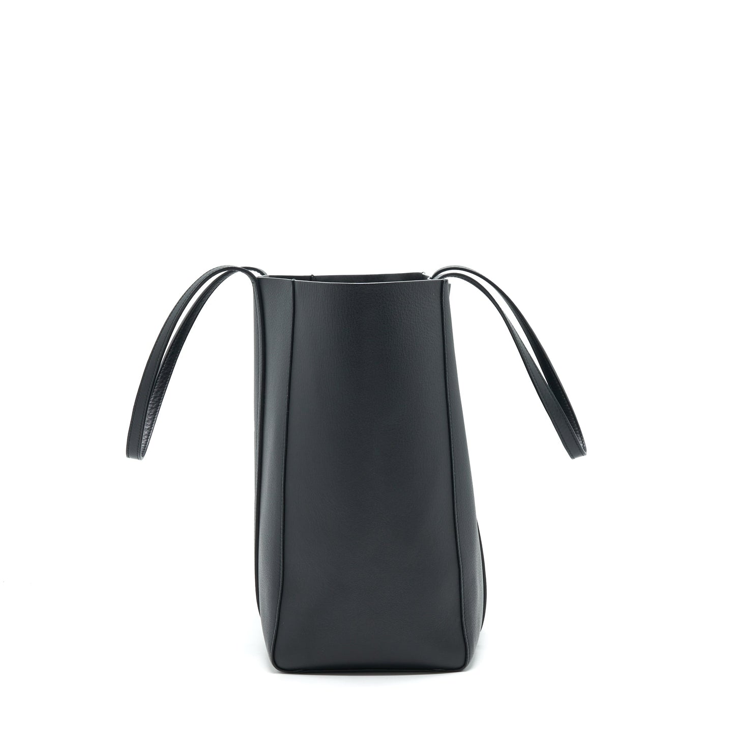 Balenciaga leather shopping Tote Purse Black
