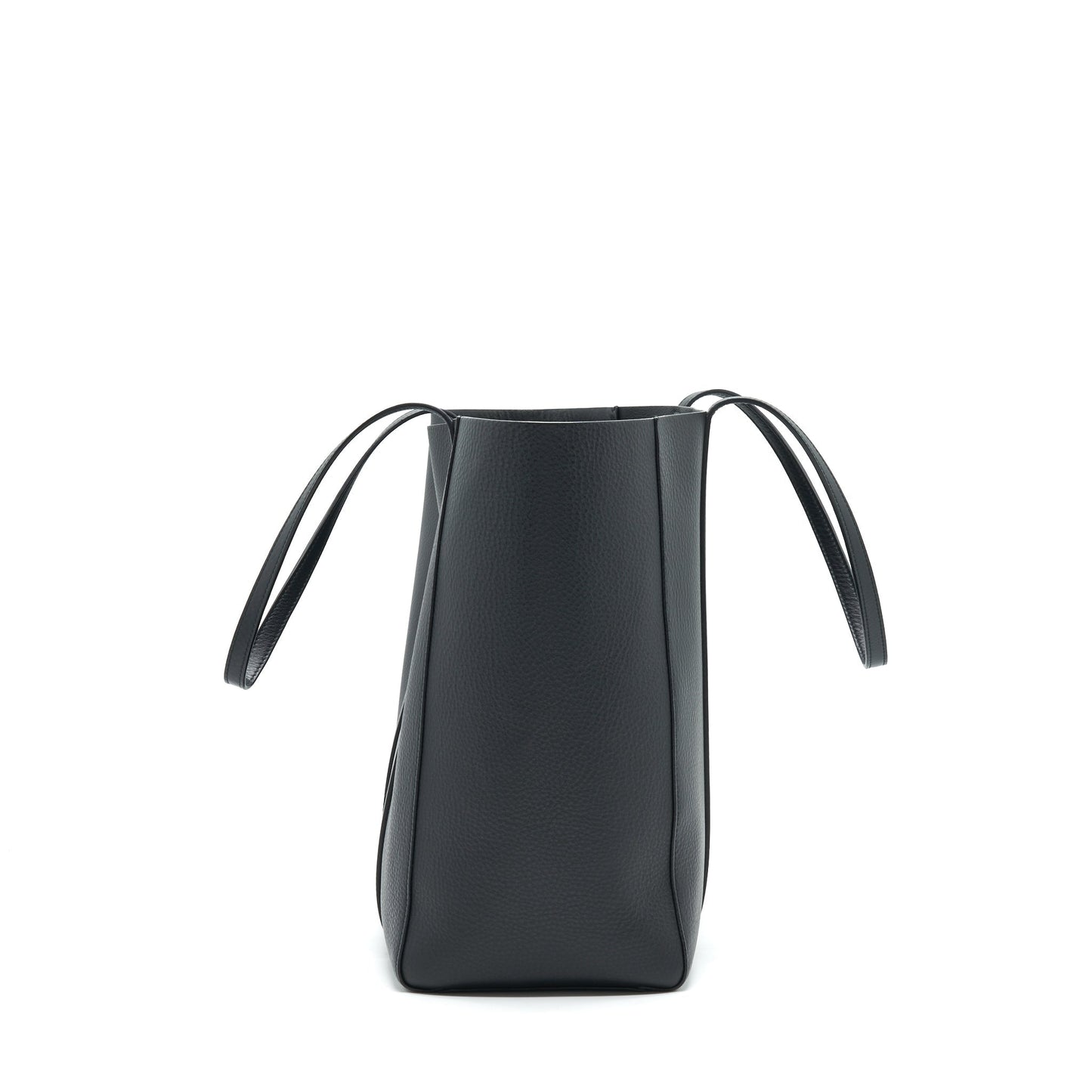 Balenciaga leather shopping Tote Purse Black