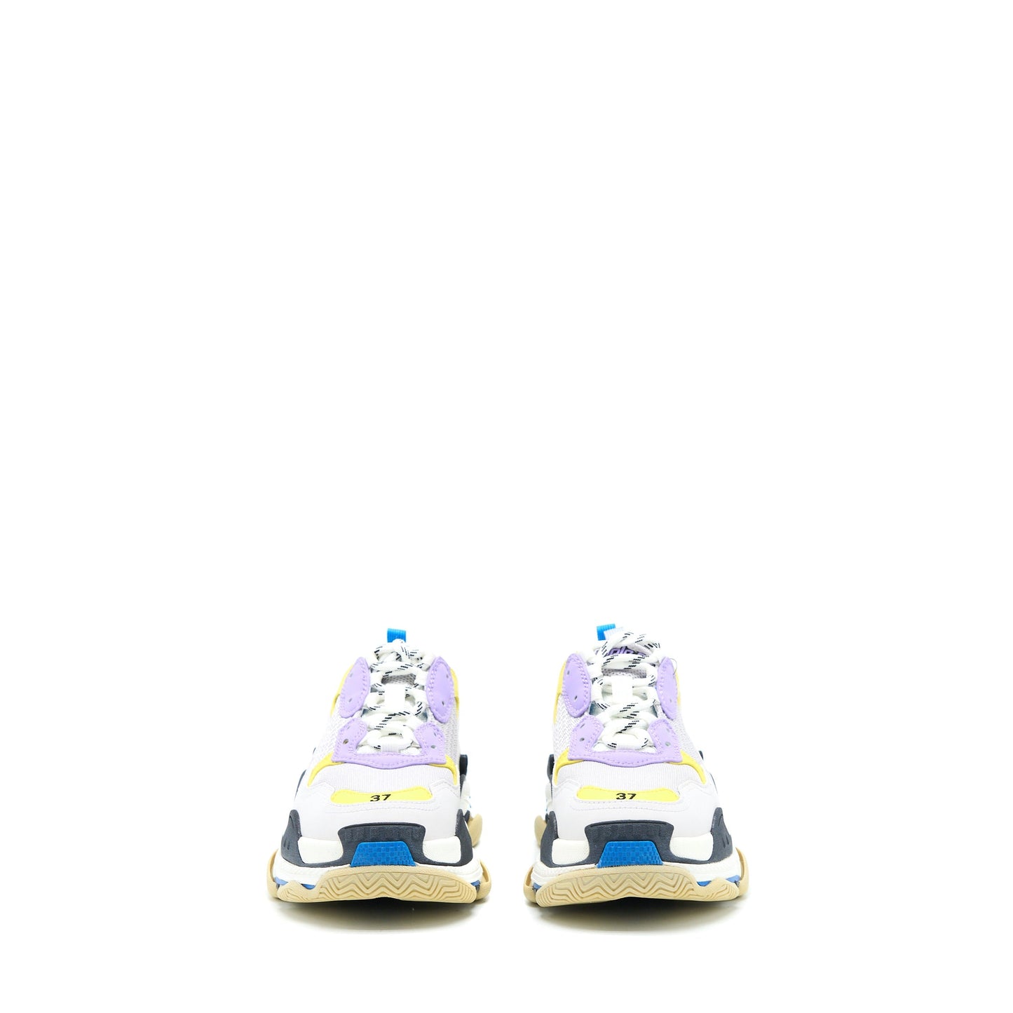 Balenciaga Size 37 Triple S Sneakers Polyester/Rubber Multicolour
