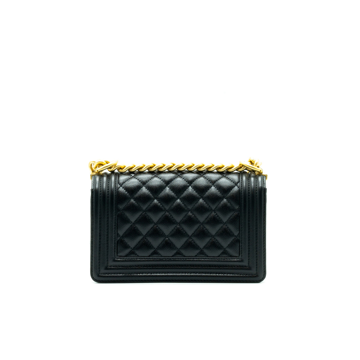 Chanel Small Leboy Cavier Black GHW Handbag