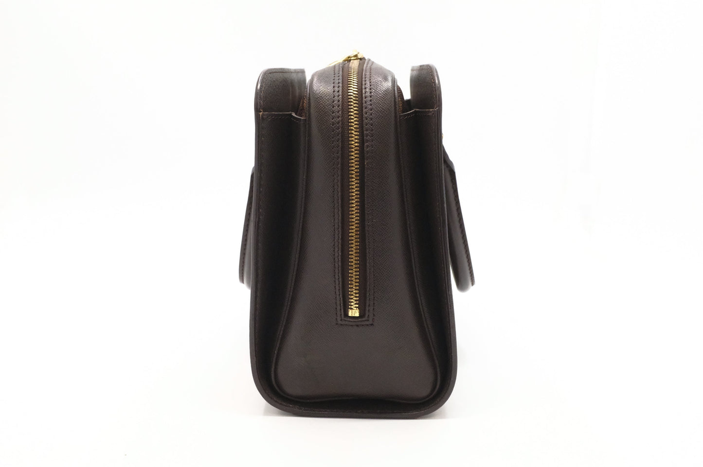 Louis Vuitton Triana Handbag in Damier Ebene Canvas