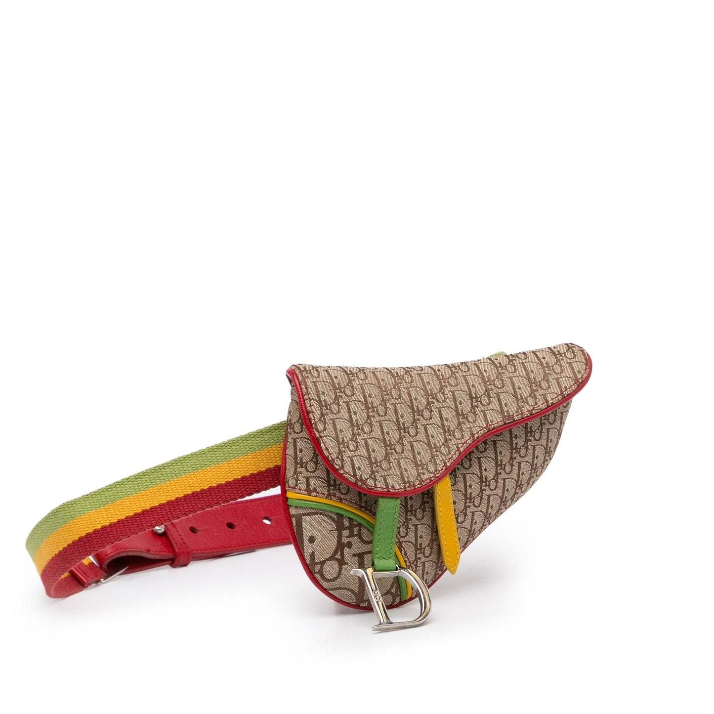 Dior Oblique Saddle Rasta Belt Bag (SHG-MmiTQ4)