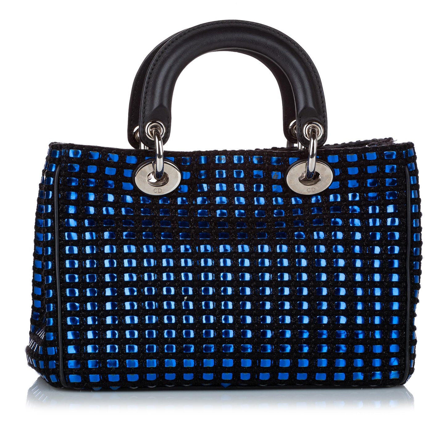 Dior Metallic Tweed Satchel (SHG-32414)