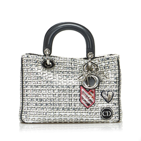 Dior Patchwork Metallic Satchel (SHG-BIbJyb)