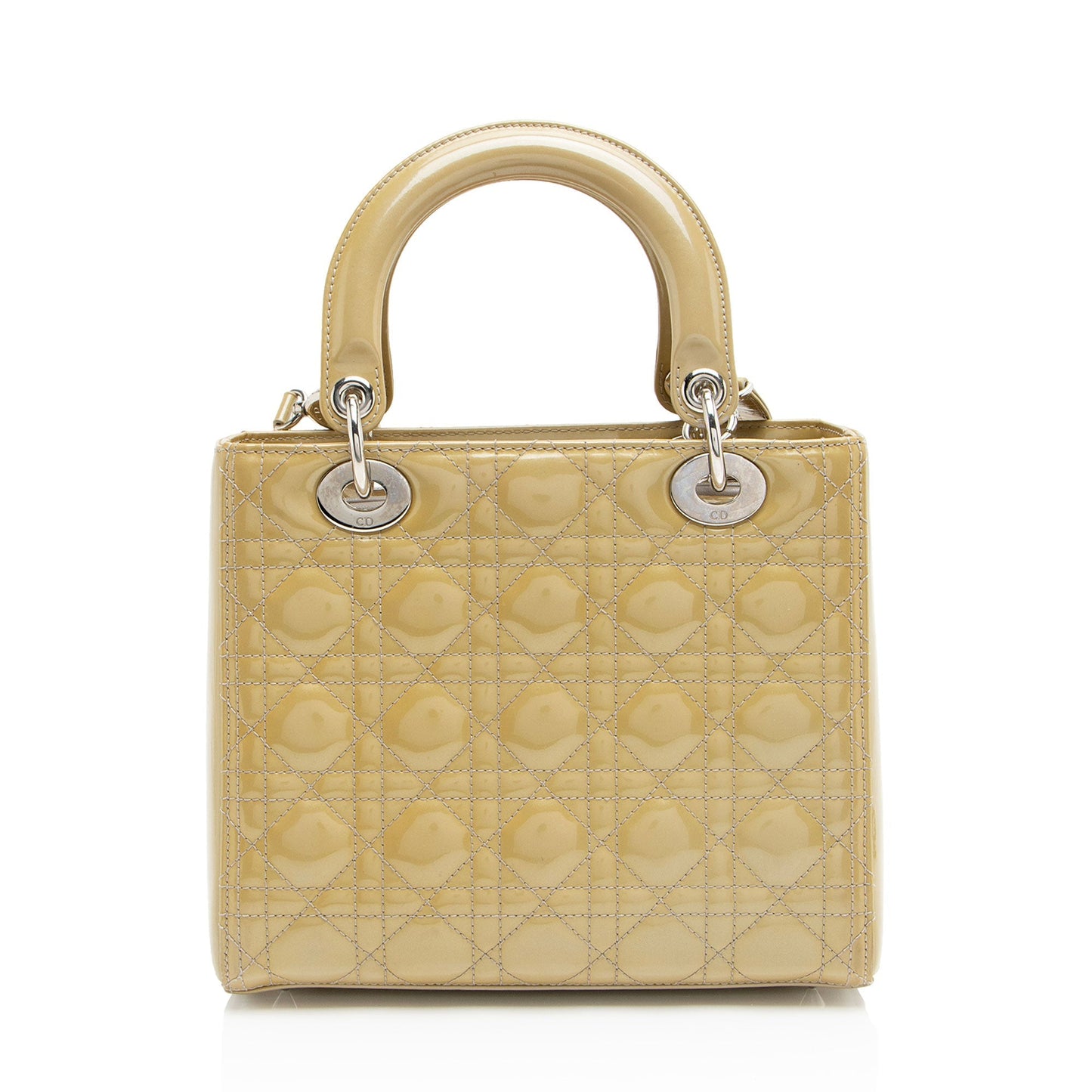 Dior Patent Leather Medium Tote Bag