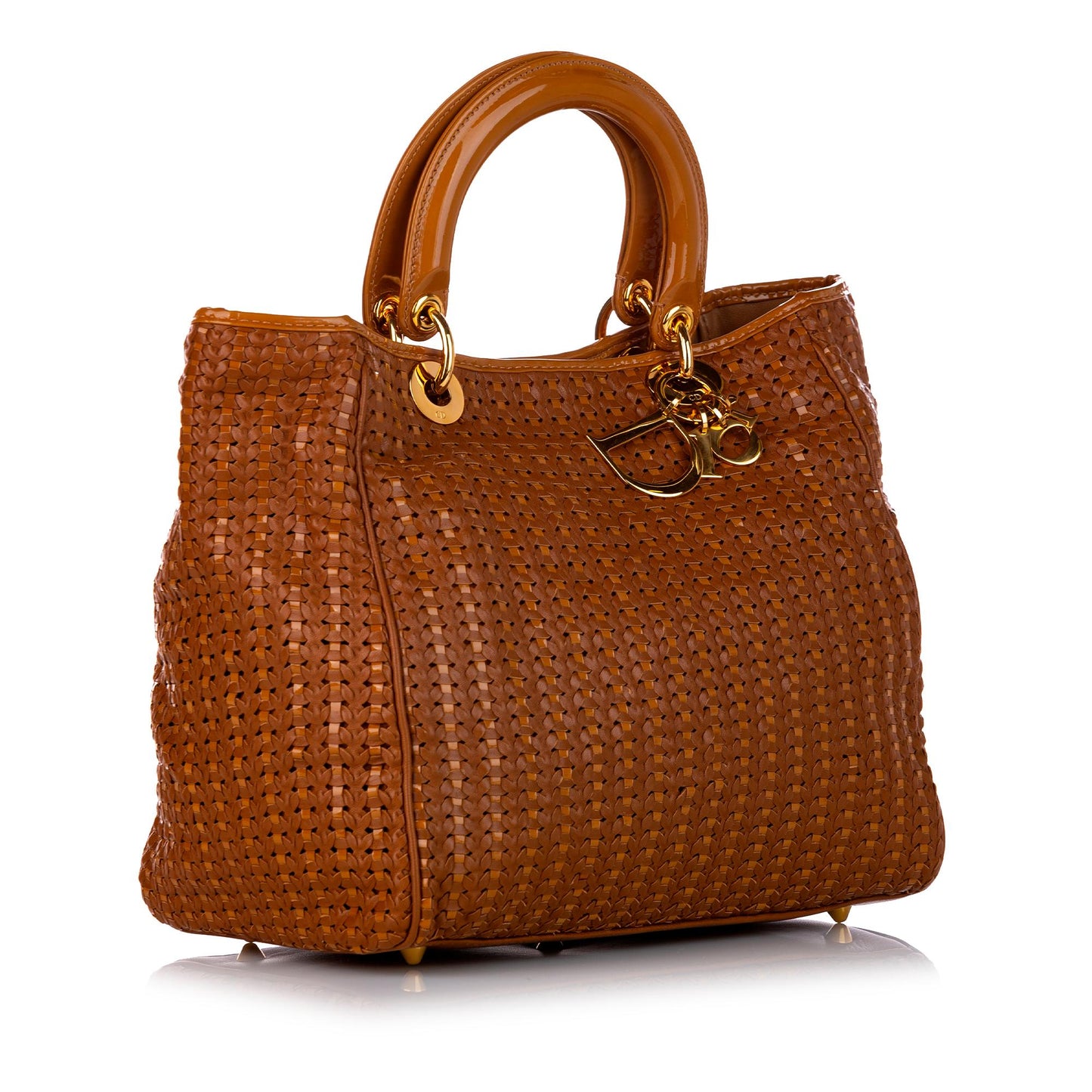Dior Woven Soft Dior Leather Tote Bag (SHG-25954)