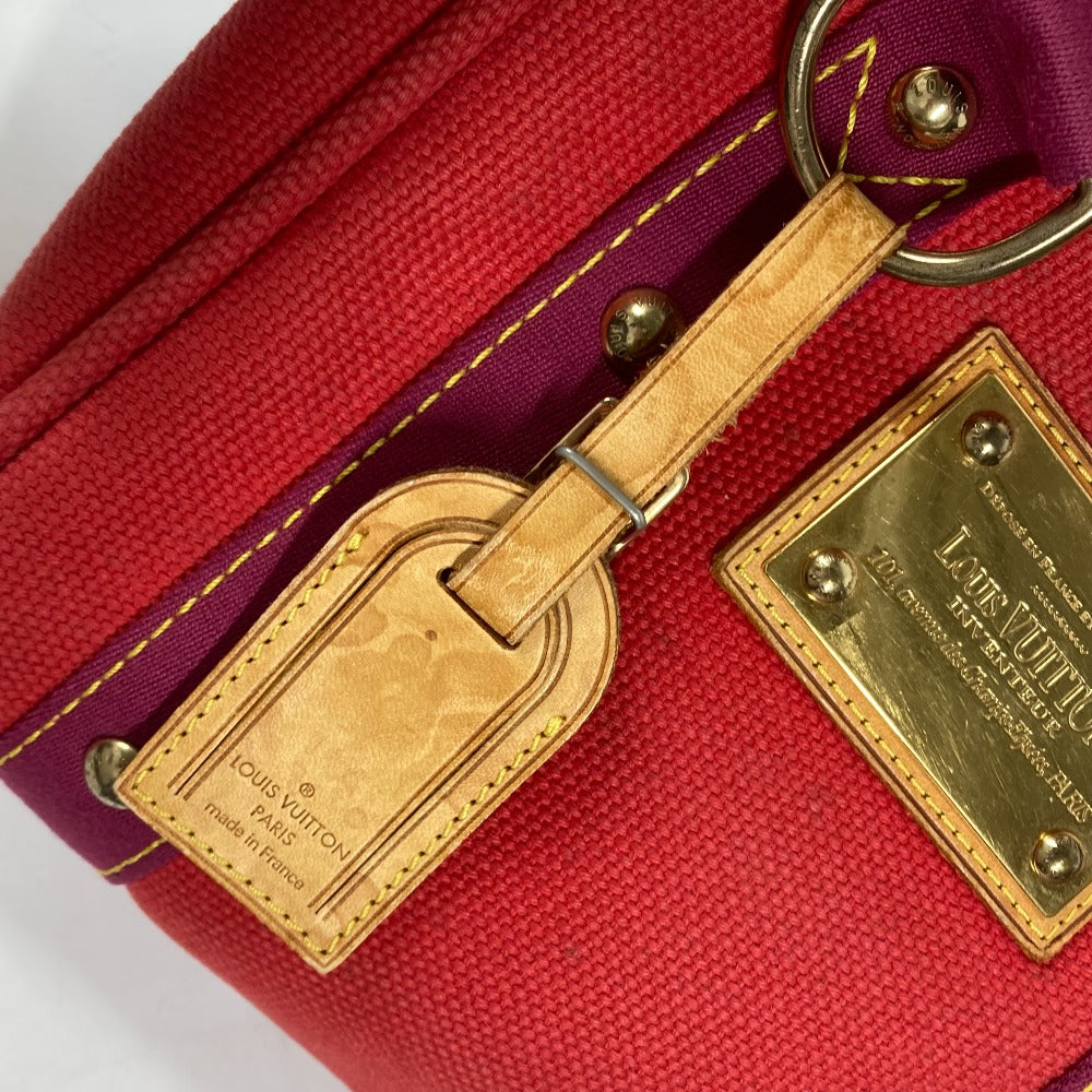 LOUIS VUITTON Handbag M40037 canvas Red Antigua Hippo PM Women