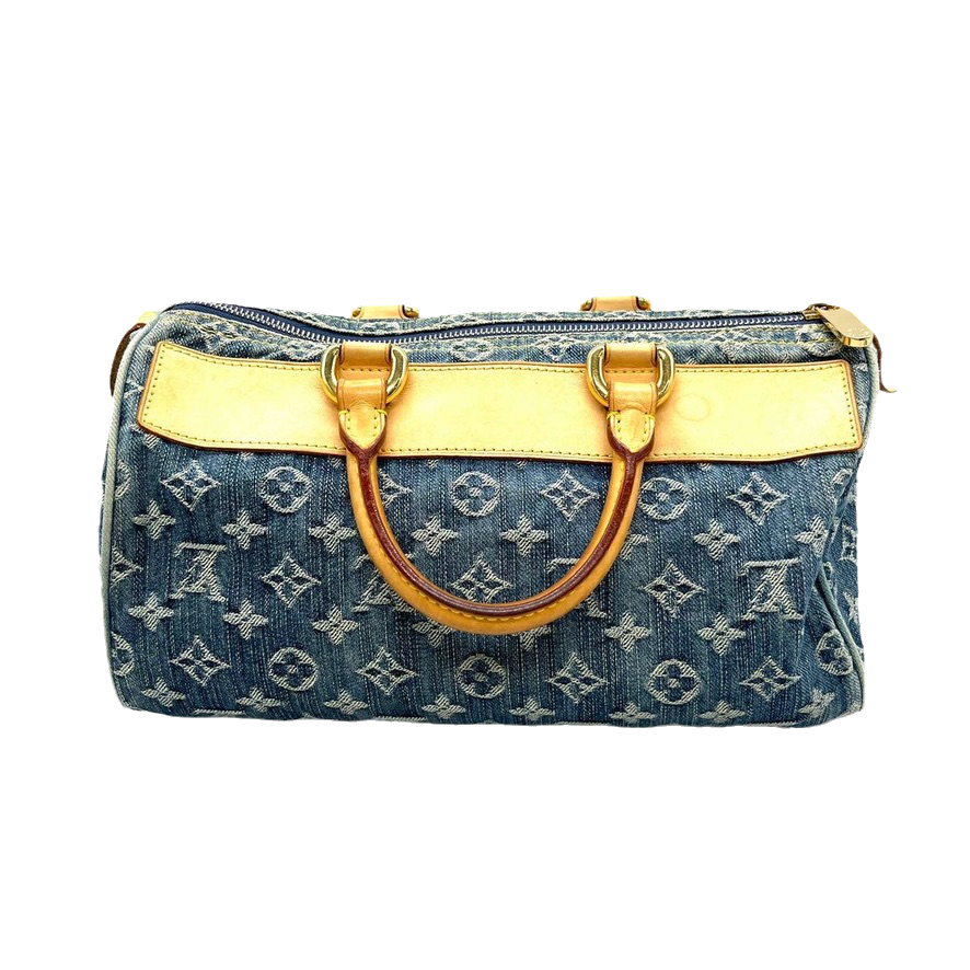 LV Louis Vuitton Denim Neo Boston Bag