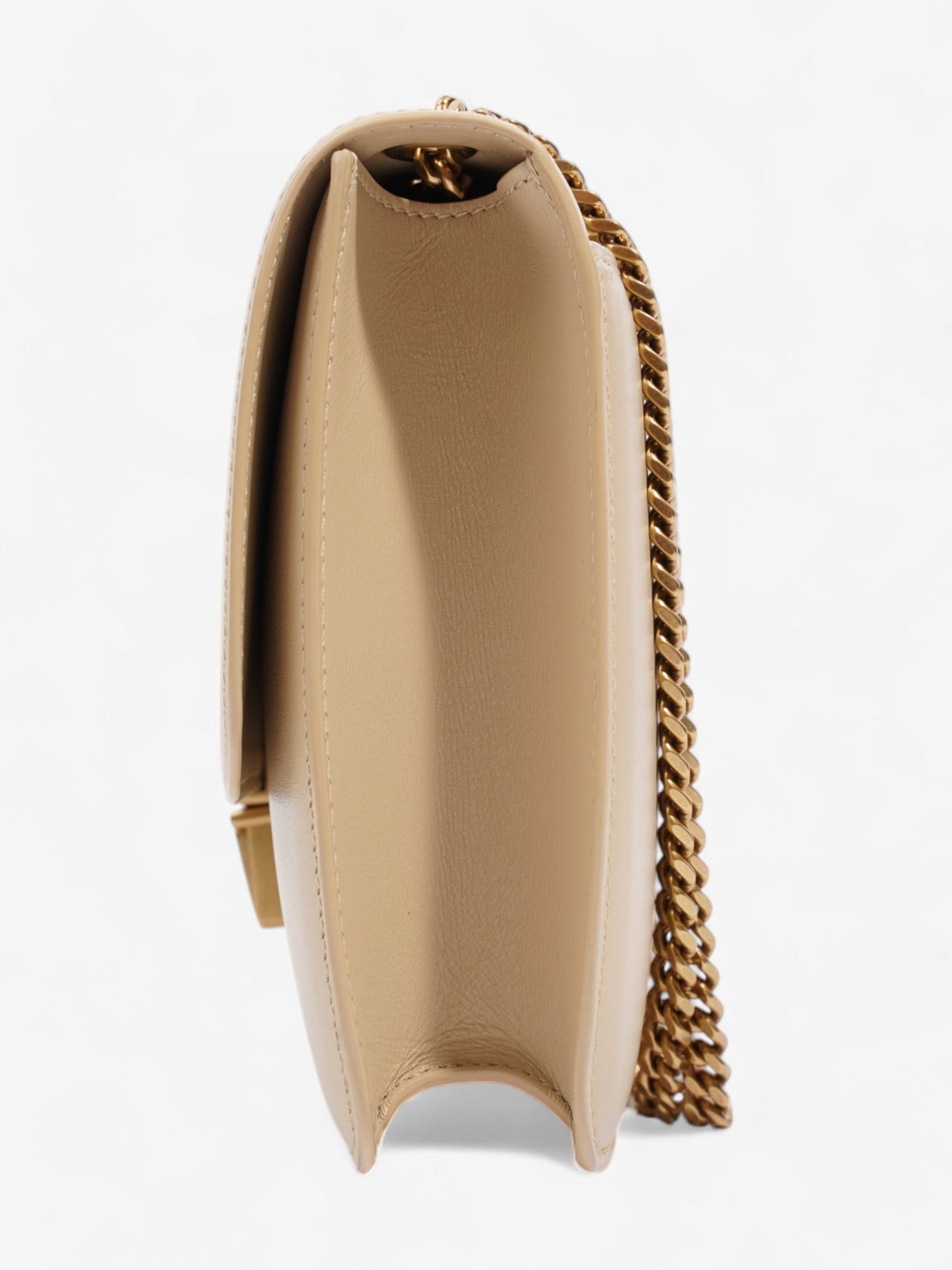 Saint Laurent Tuc Beige Leather