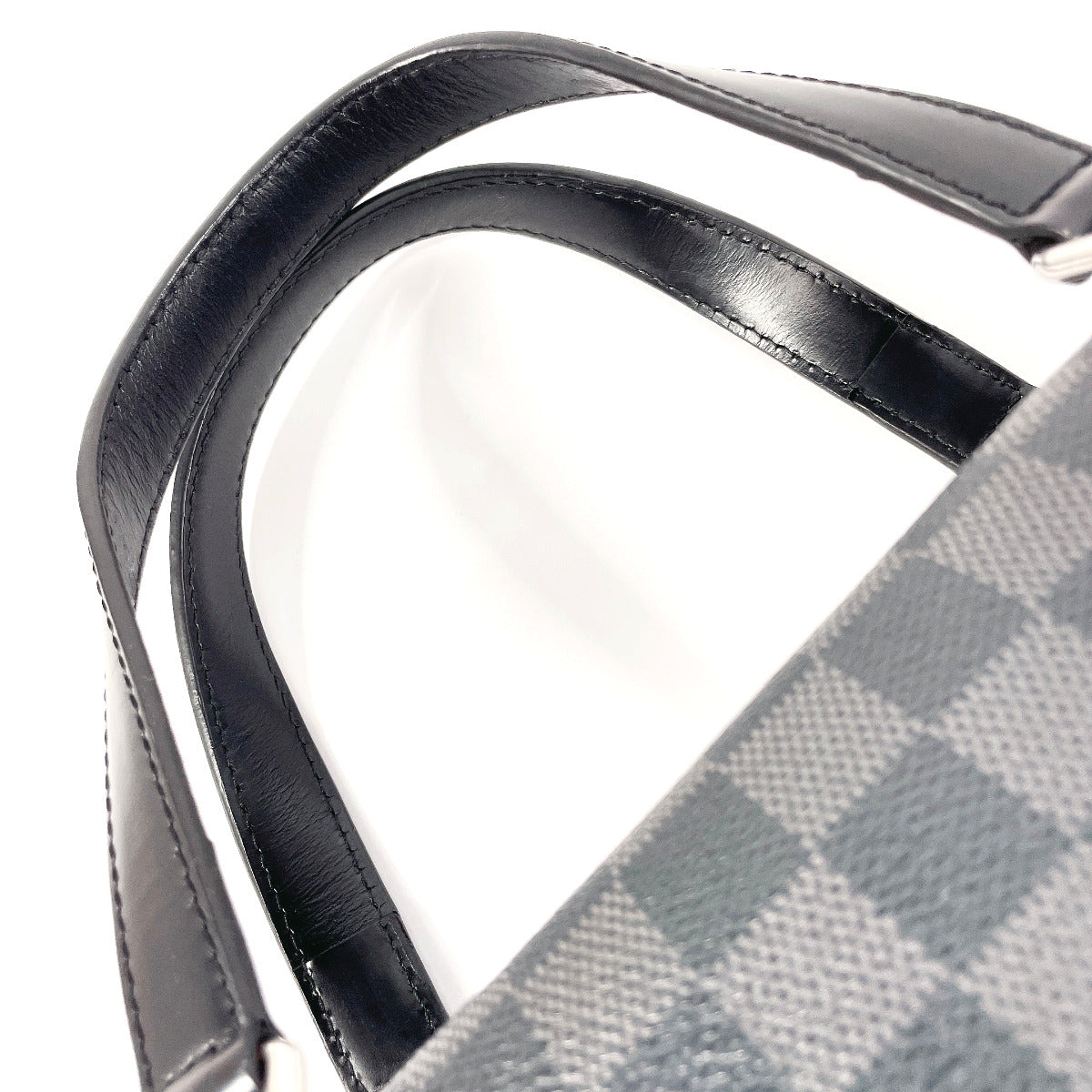 LOUIS VUITTON Business bag N48118 Damier Grafitte black Yone mens